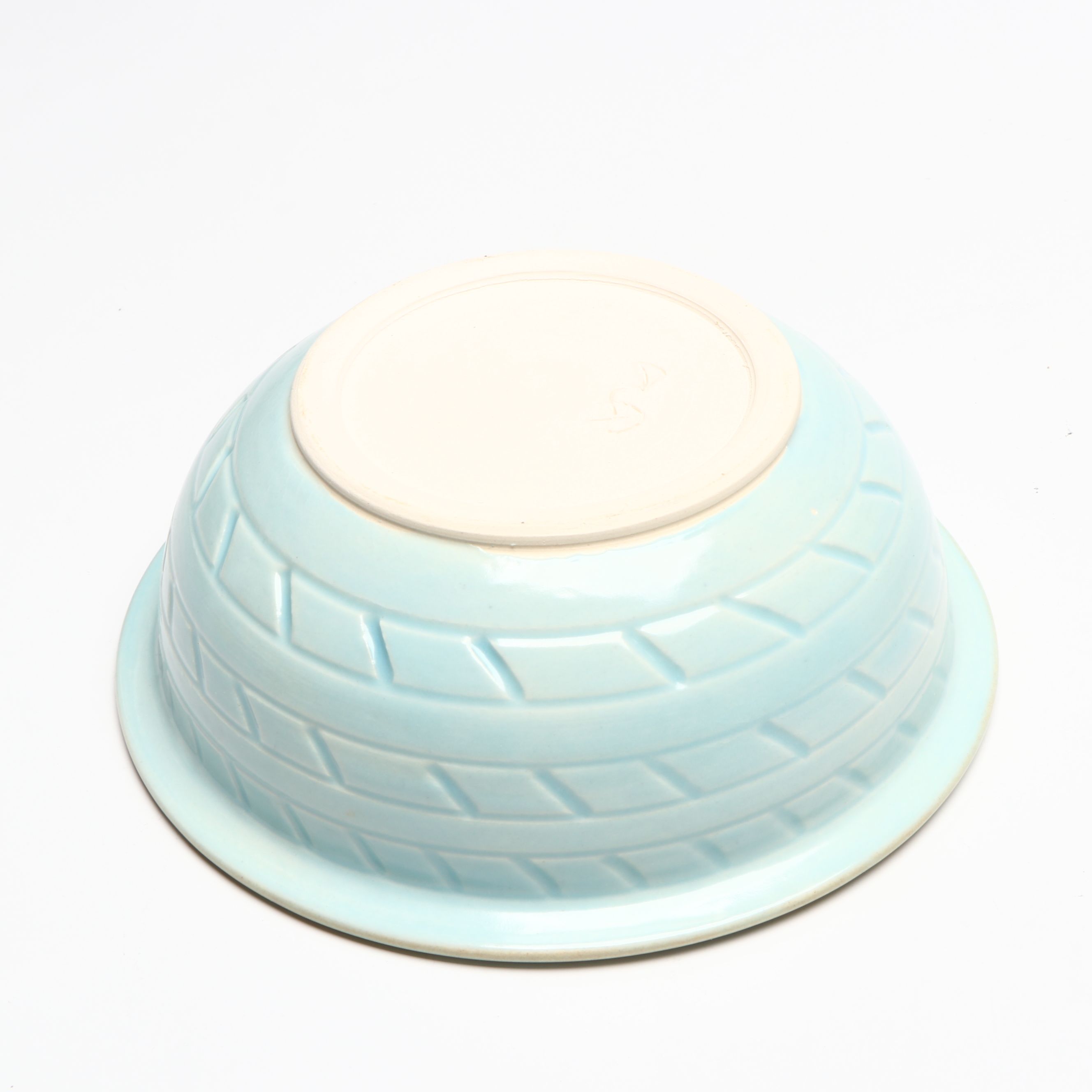 Signed Art Pottery Berry Bowl with Precious Moments Figurine, More Ceramic Décor