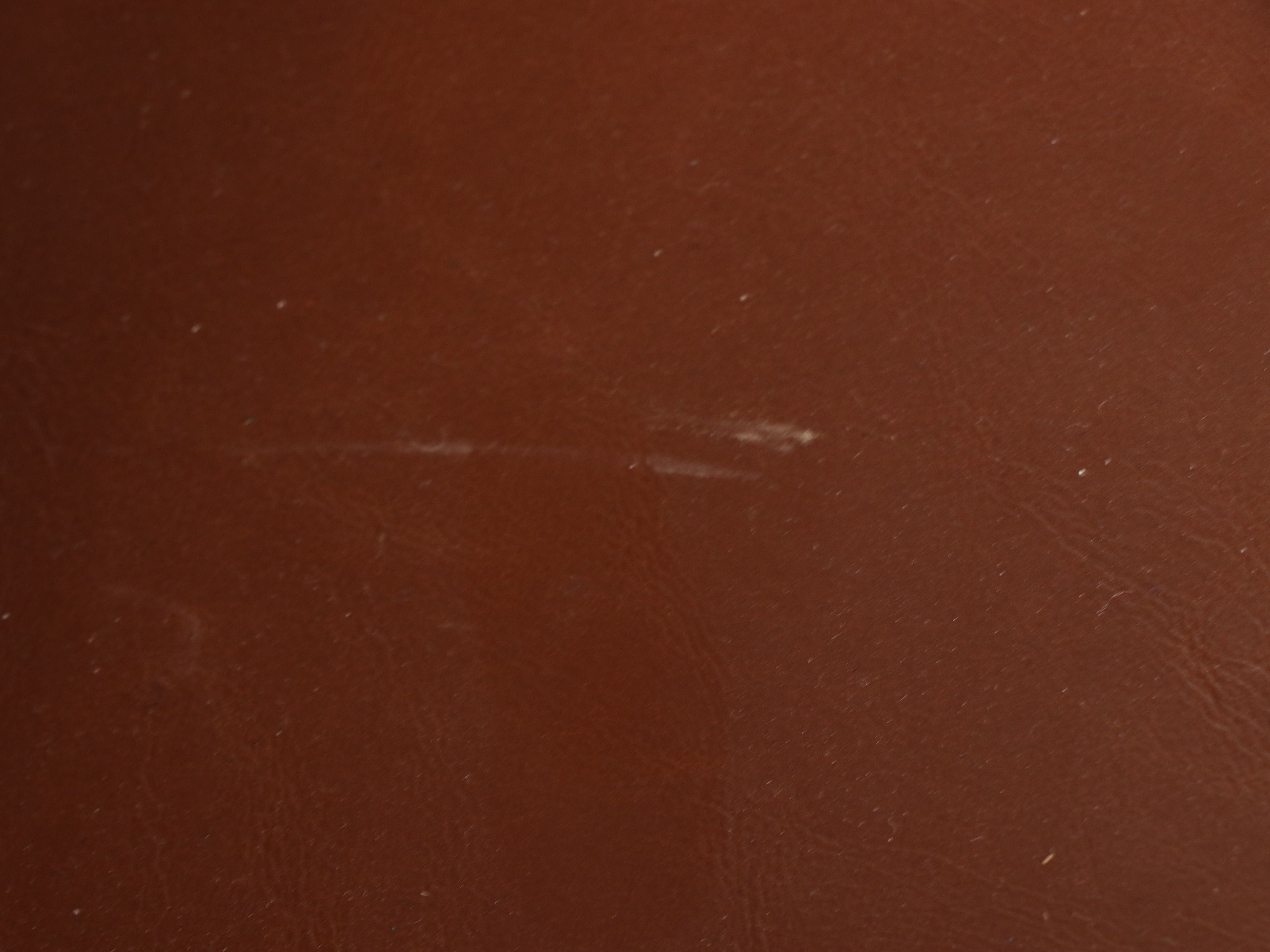 Set of Three Contemporary Mid-Century Style Faux Leather Stools