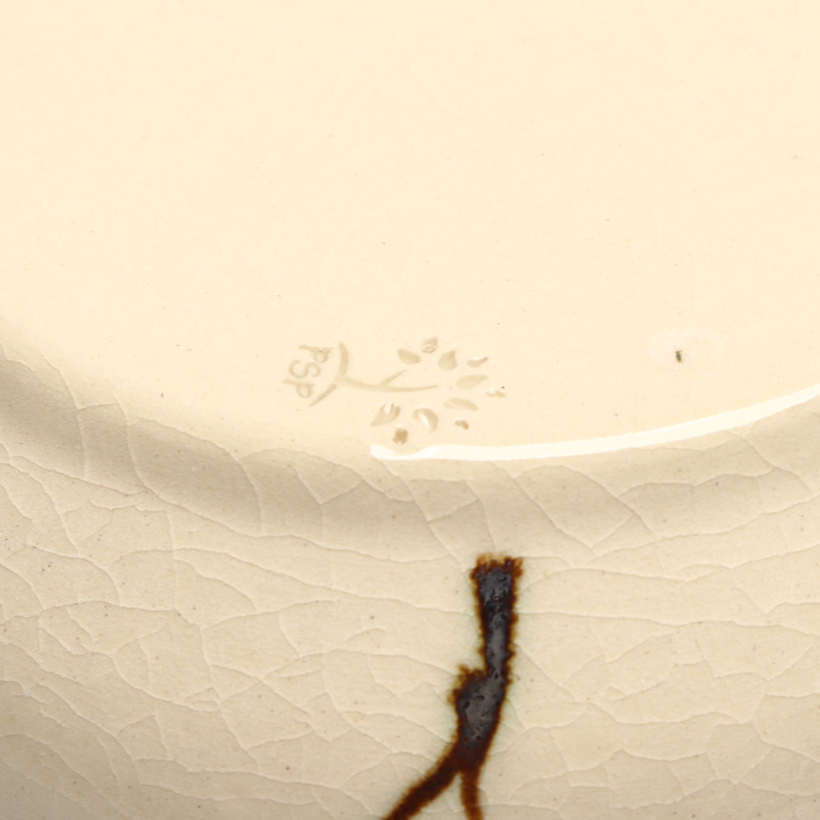 Signed Art Pottery Berry Bowl with Precious Moments Figurine, More Ceramic Décor