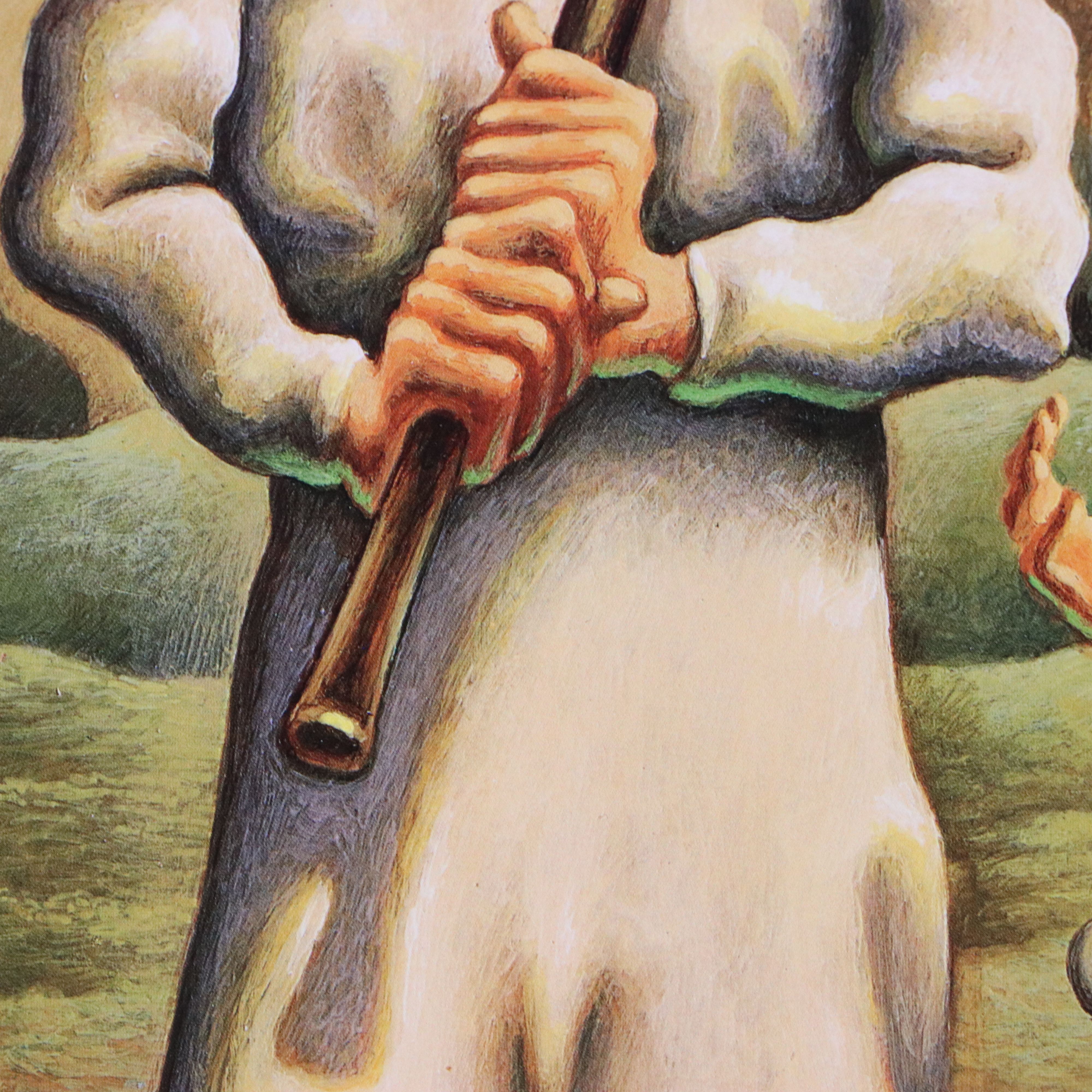 Offset Lithograph After Loren Long "The Pride of Cincinnati"