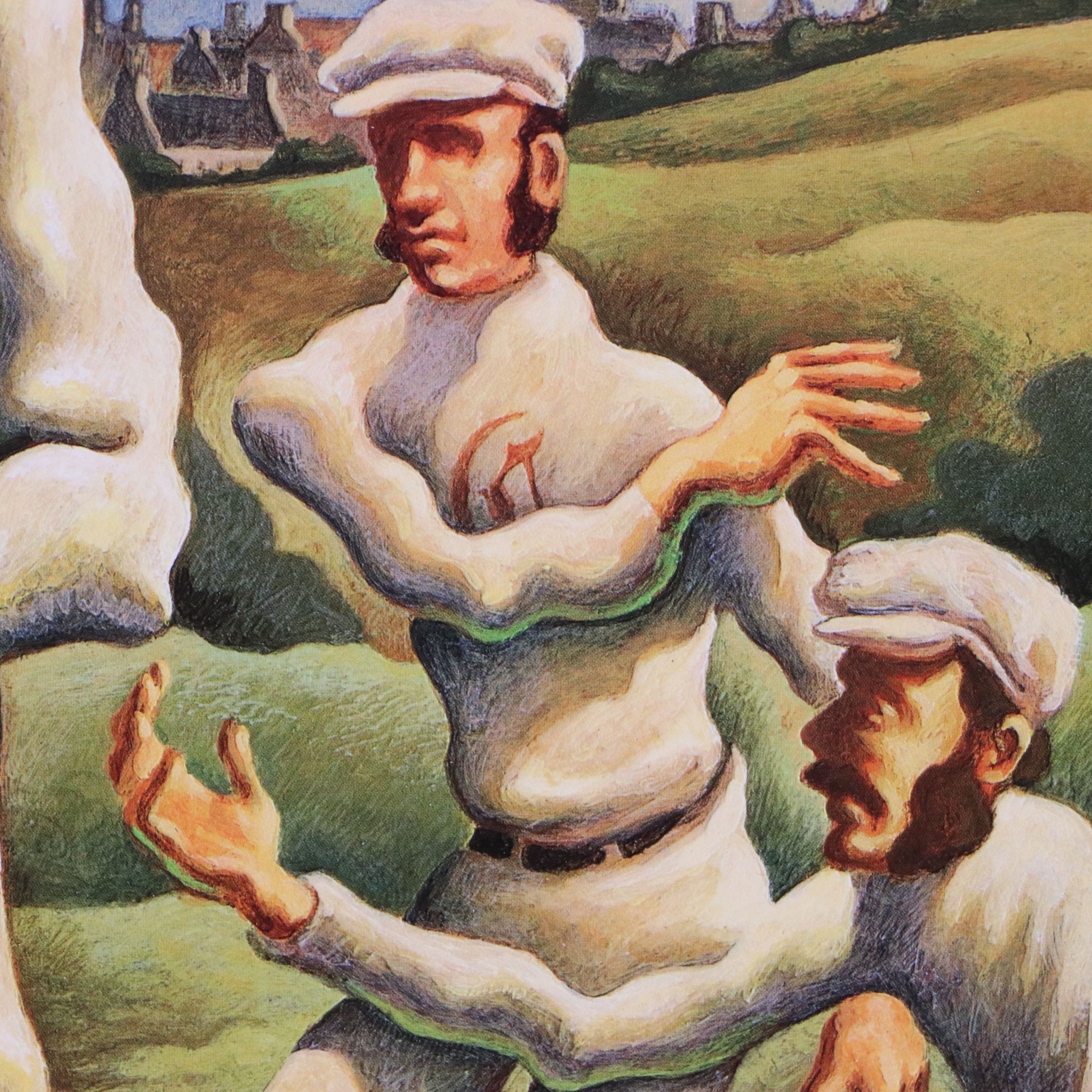 Offset Lithograph After Loren Long "The Pride of Cincinnati"