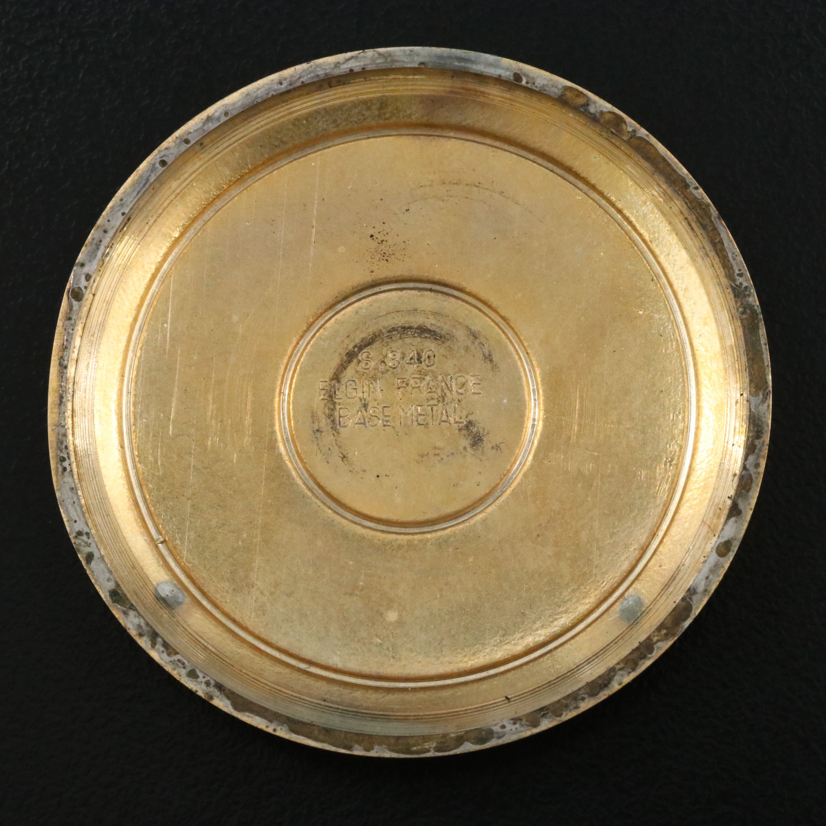 Elgin Ornate Enamel Pocket Watch with Fob