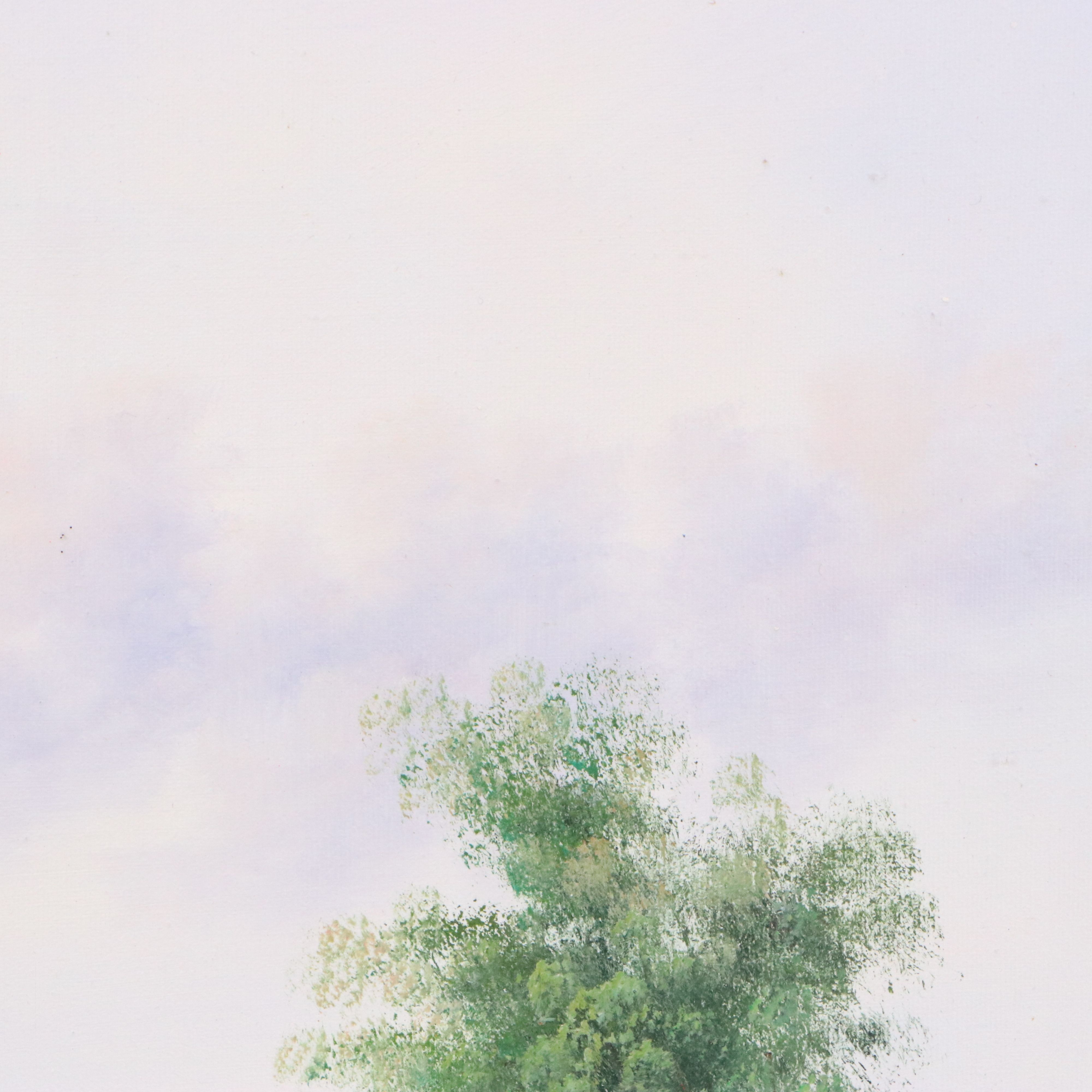 Marten Oil Painting of Idyllic Cottage Landscape