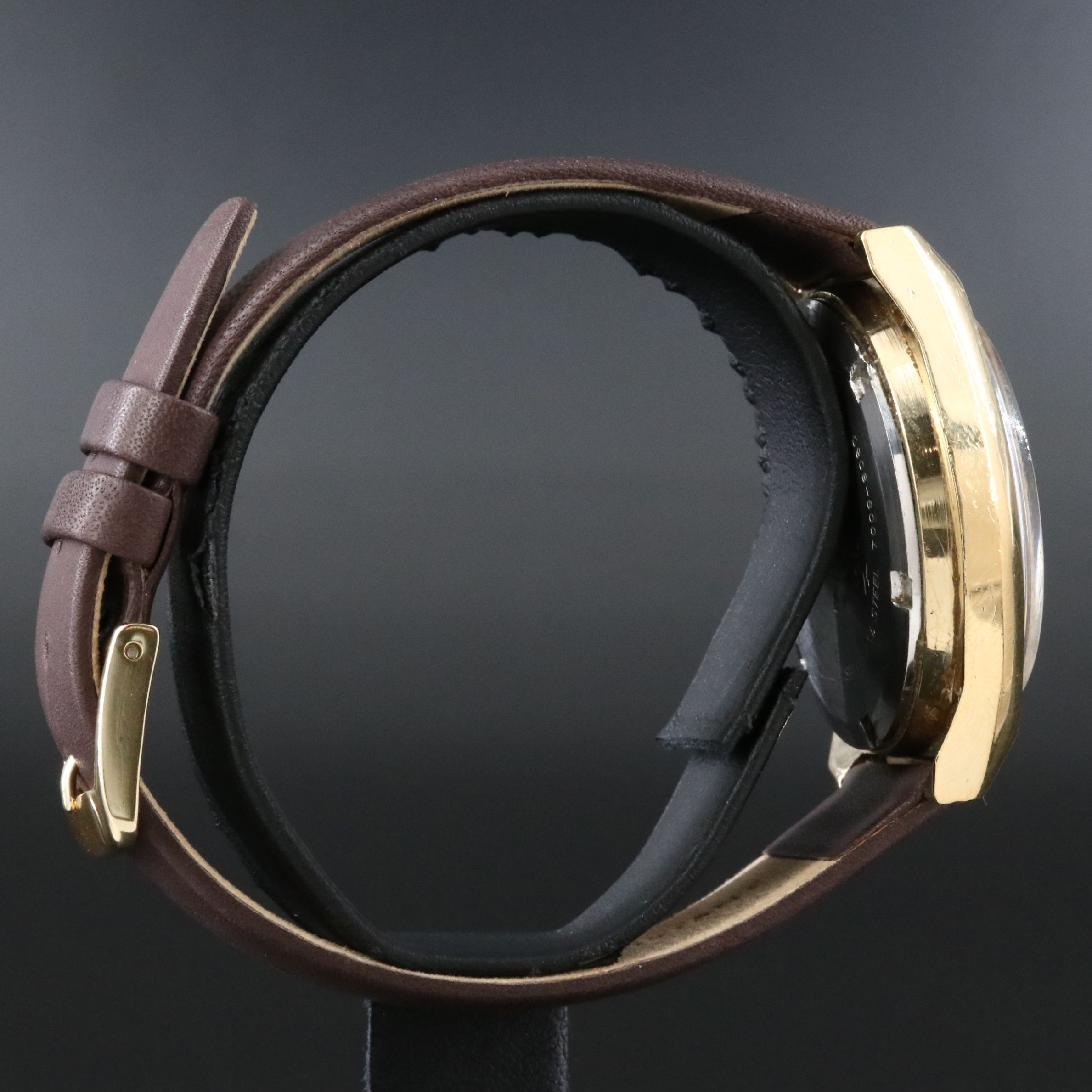 Vintage Seiko Gold-Tone Barrel Style Automatic Watch