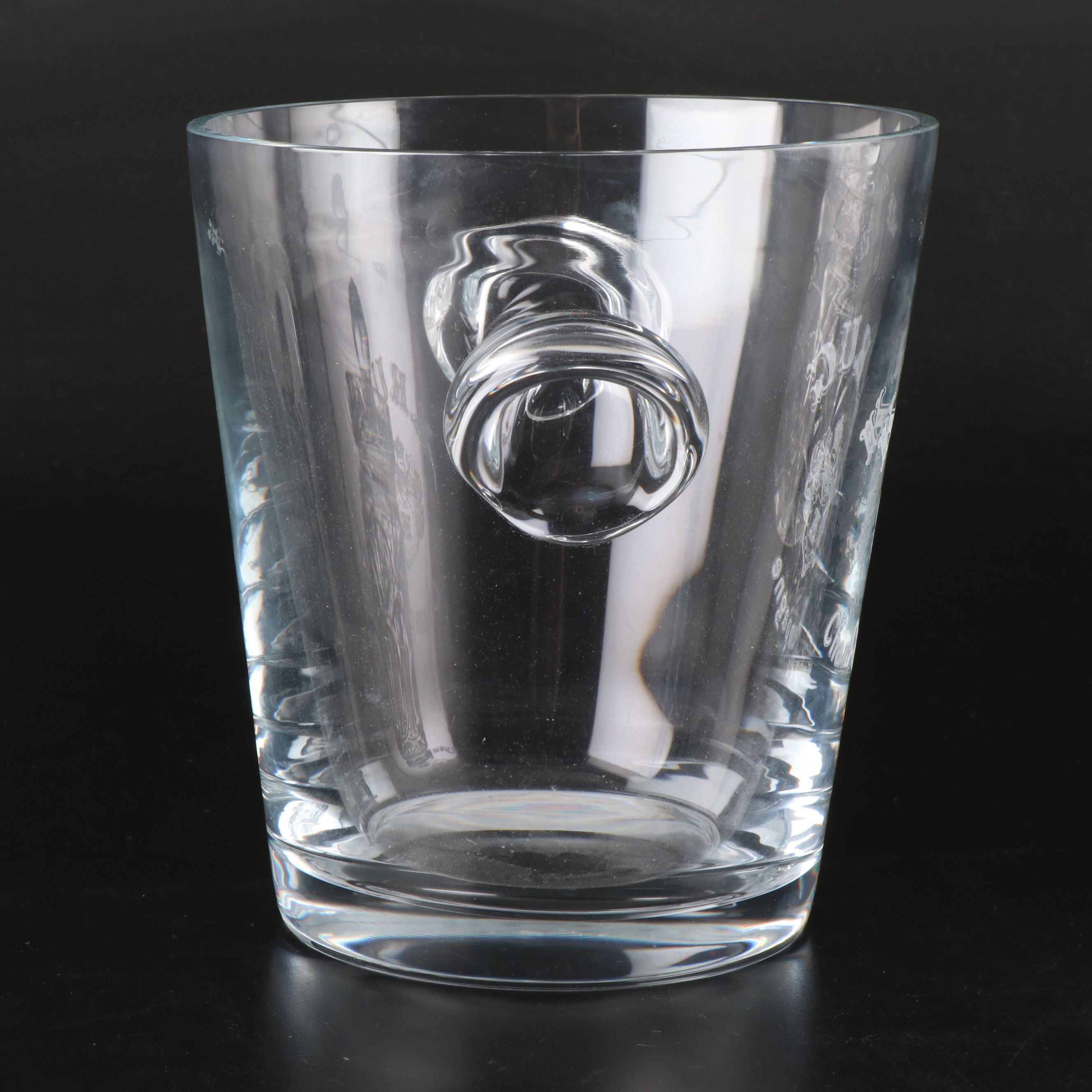 Crystal Biscuit Barrel and Crystal Champagne Bucket