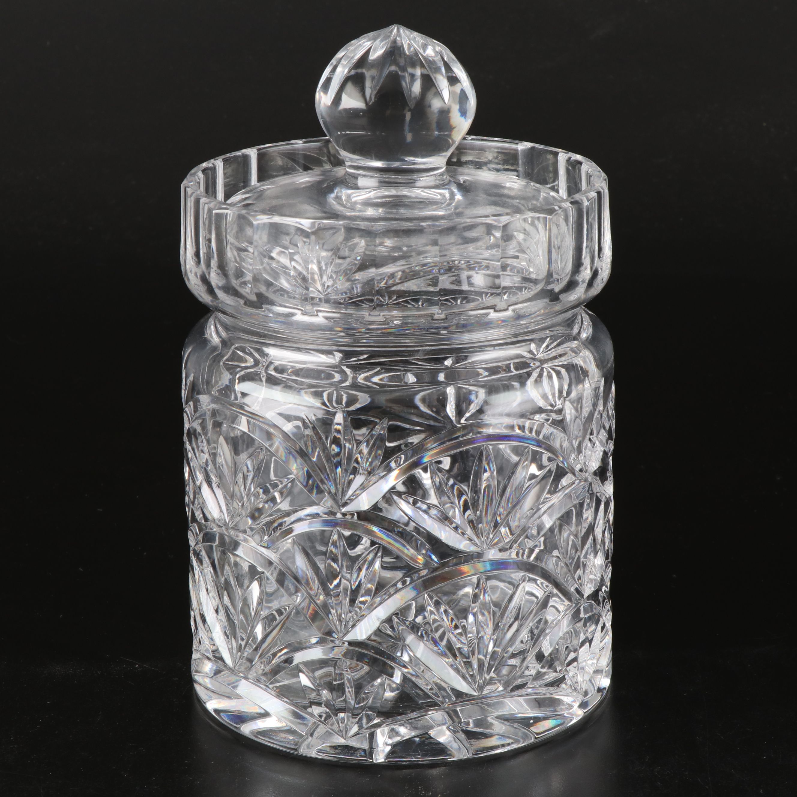 Crystal Biscuit Barrel and Crystal Champagne Bucket