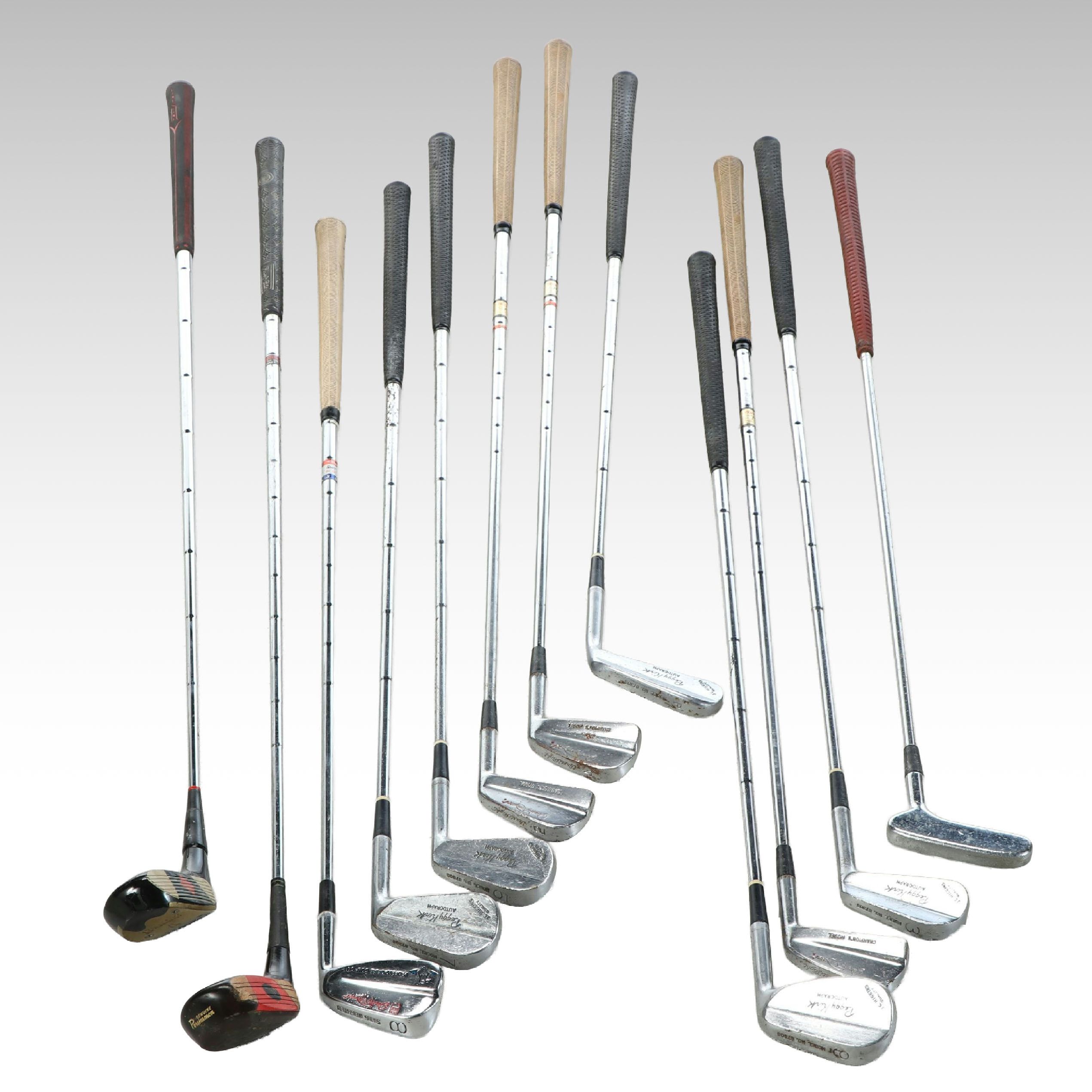 J.C. Higgins "Peggy Kirk" with Powerbilt and Other Golf Clubs