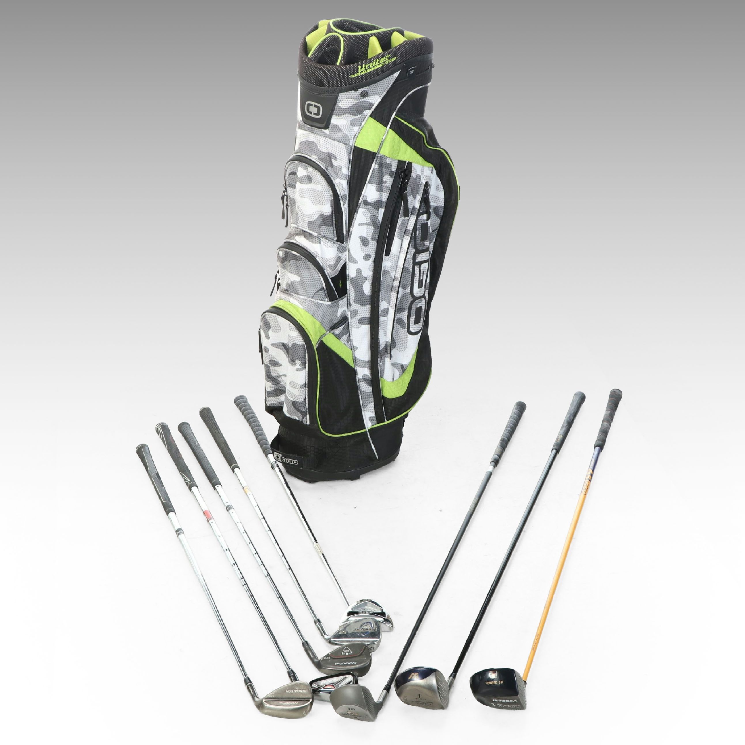 Mizuno "T-Zoid" with Taylormade and Other Golf Clubs