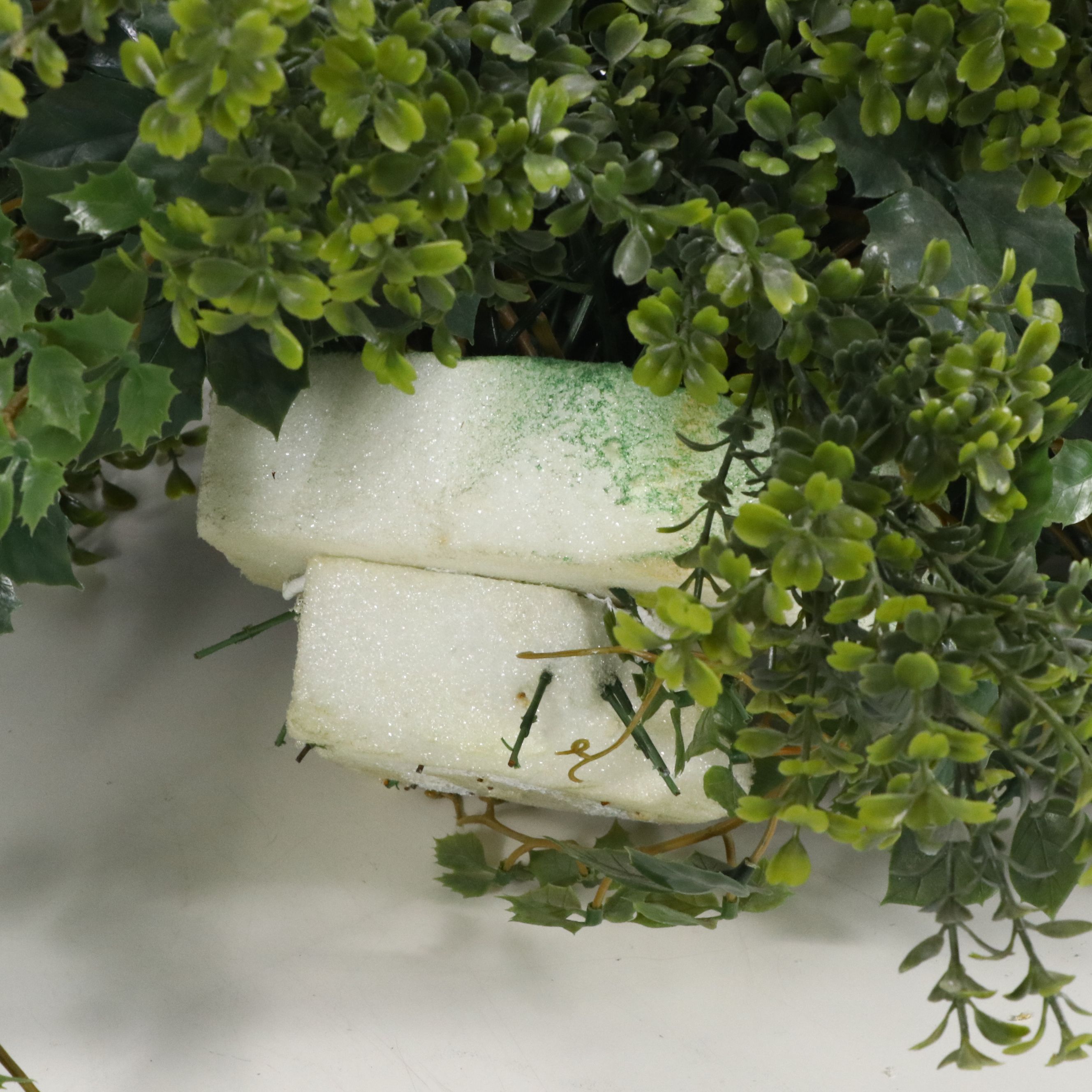 Artificial Eucalyptus, Pathos and More Flowers in Planters