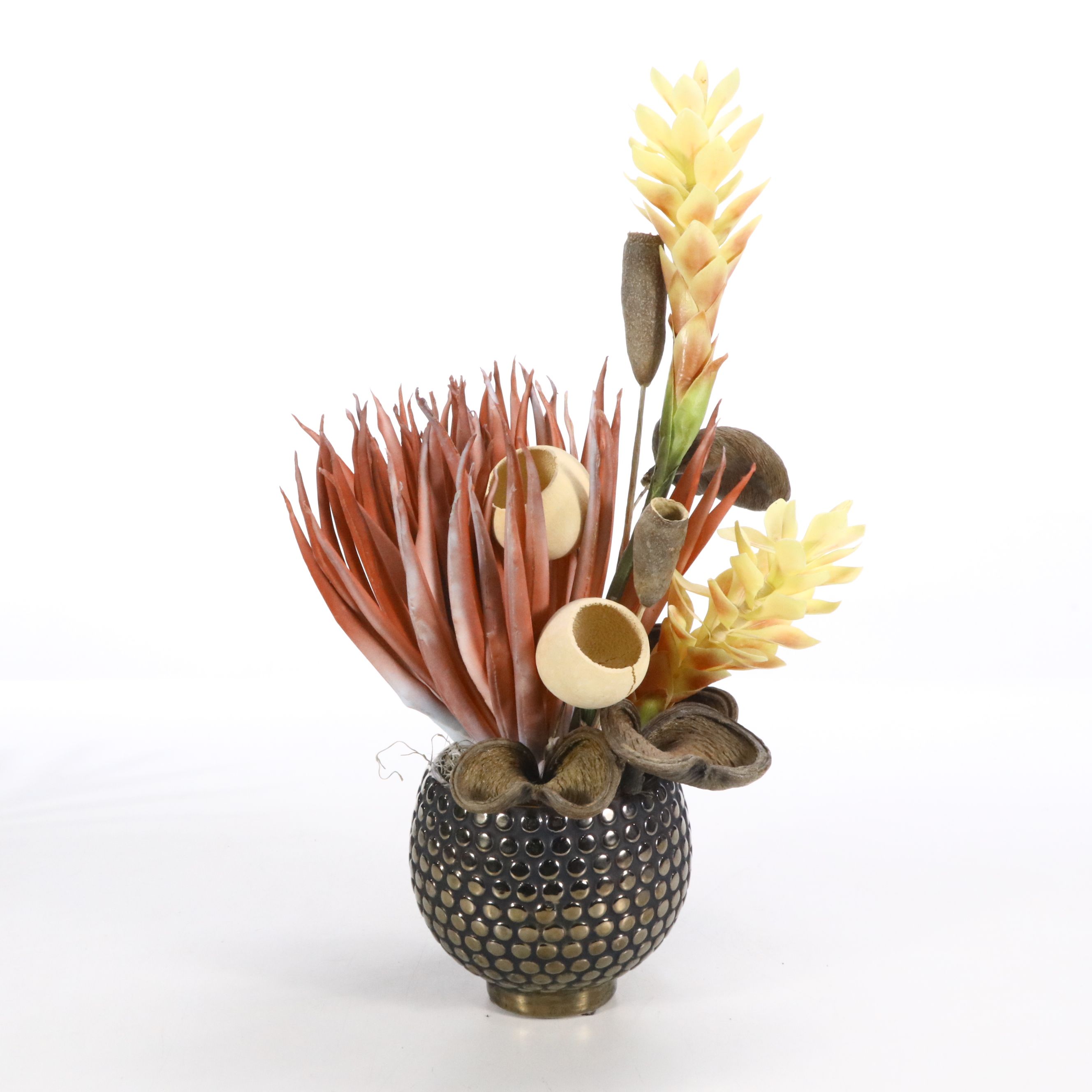 Artificial Eucalyptus, Pathos and More Flowers in Planters