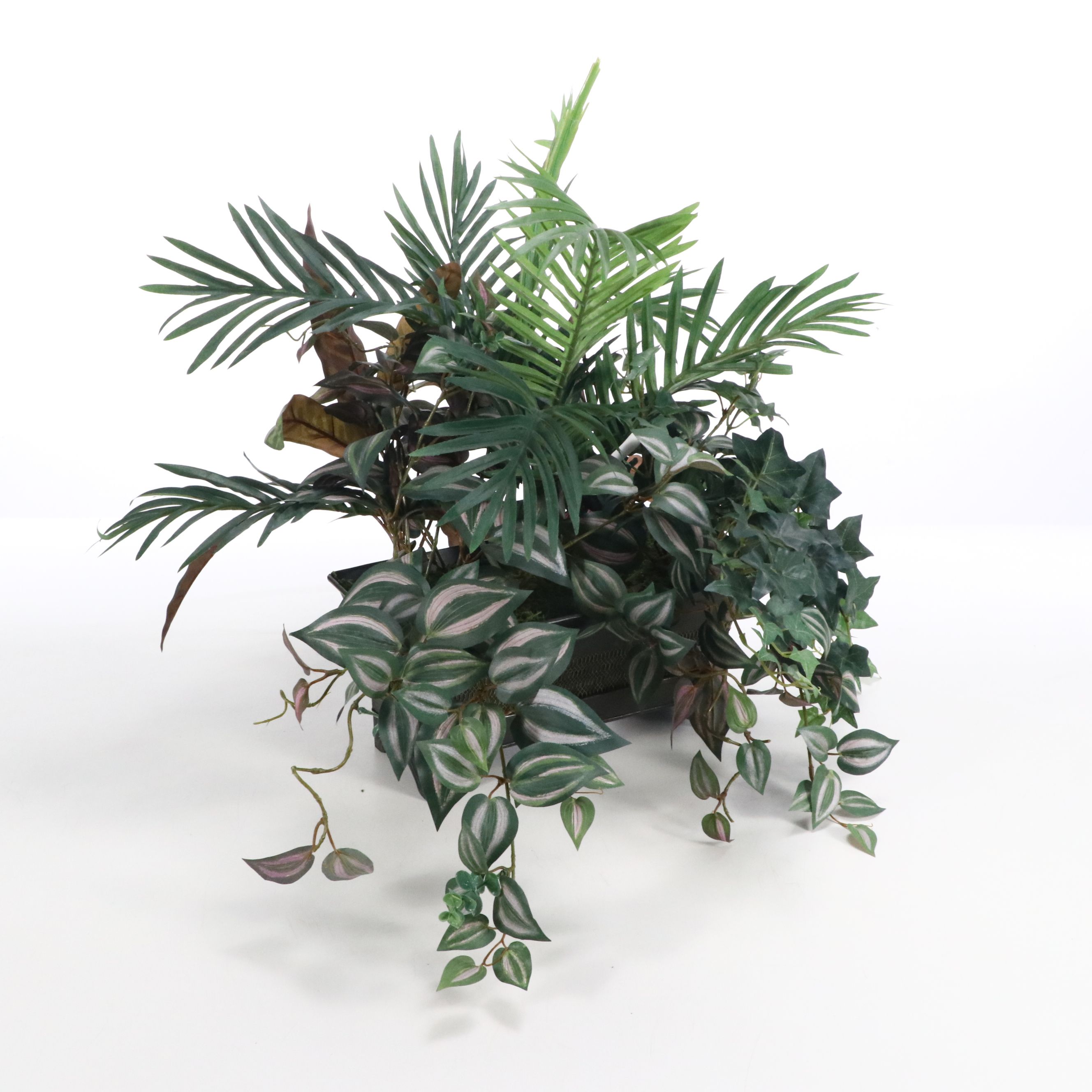 Artificial Eucalyptus, Pathos and More Flowers in Planters