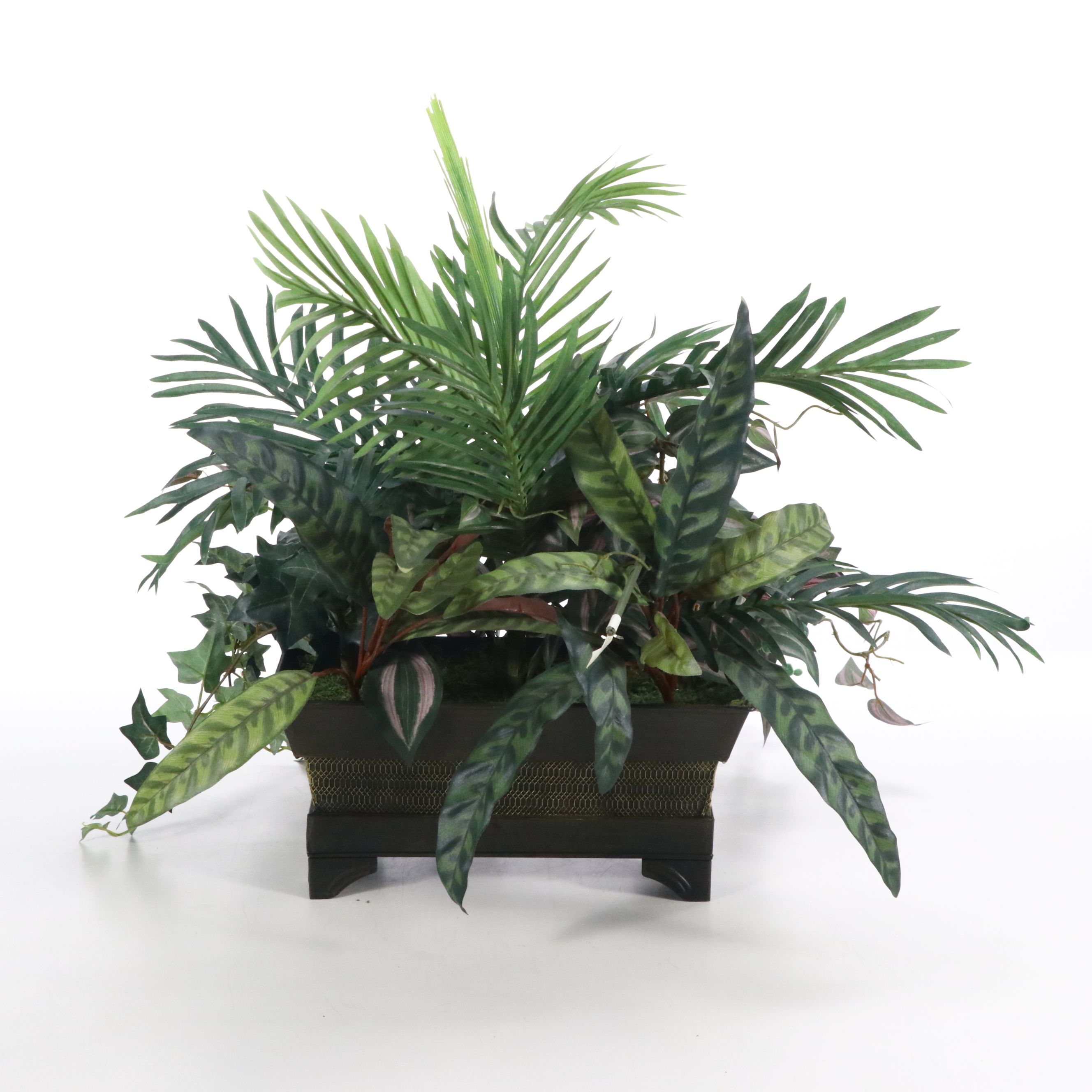 Artificial Eucalyptus, Pathos and More Flowers in Planters