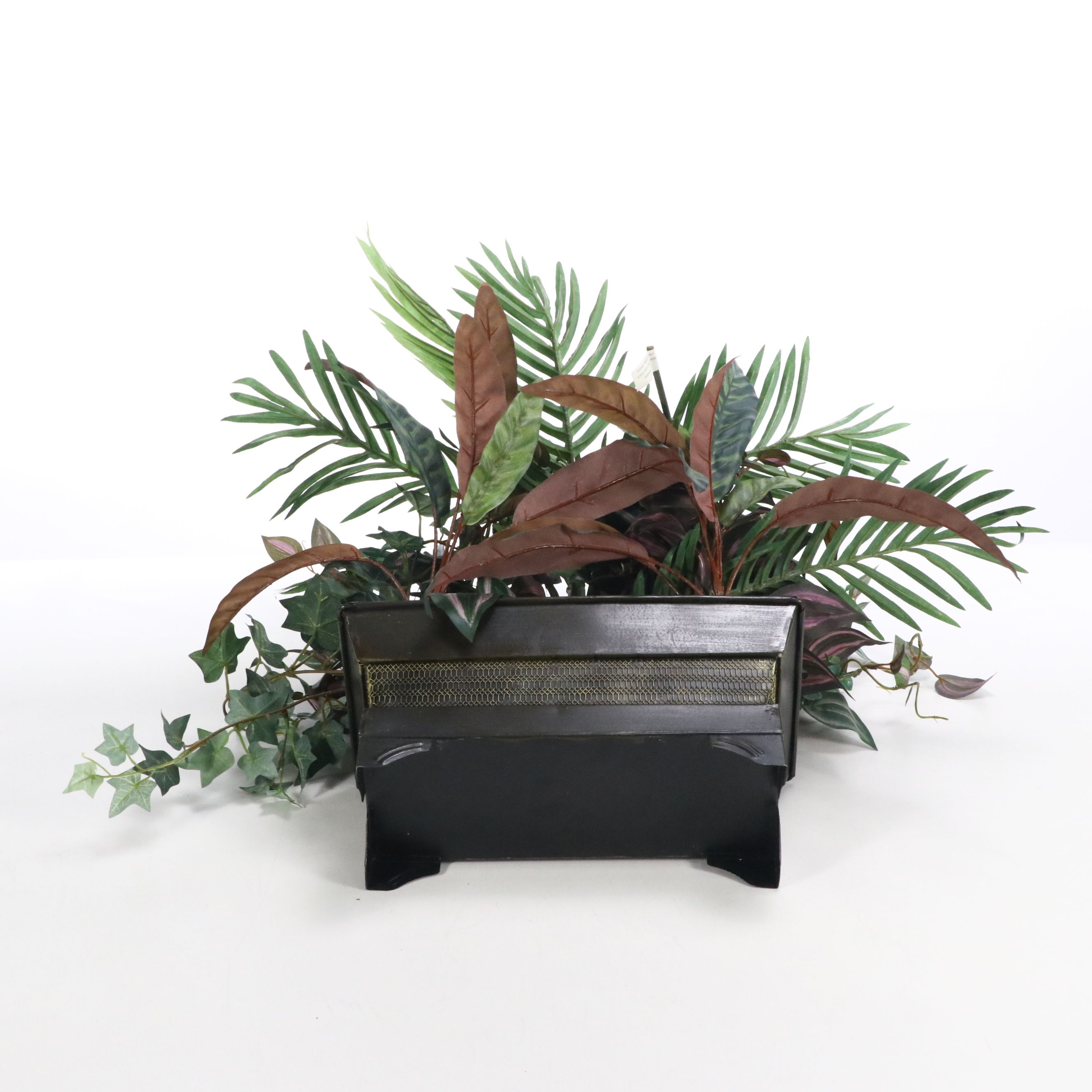 Artificial Eucalyptus, Pathos and More Flowers in Planters