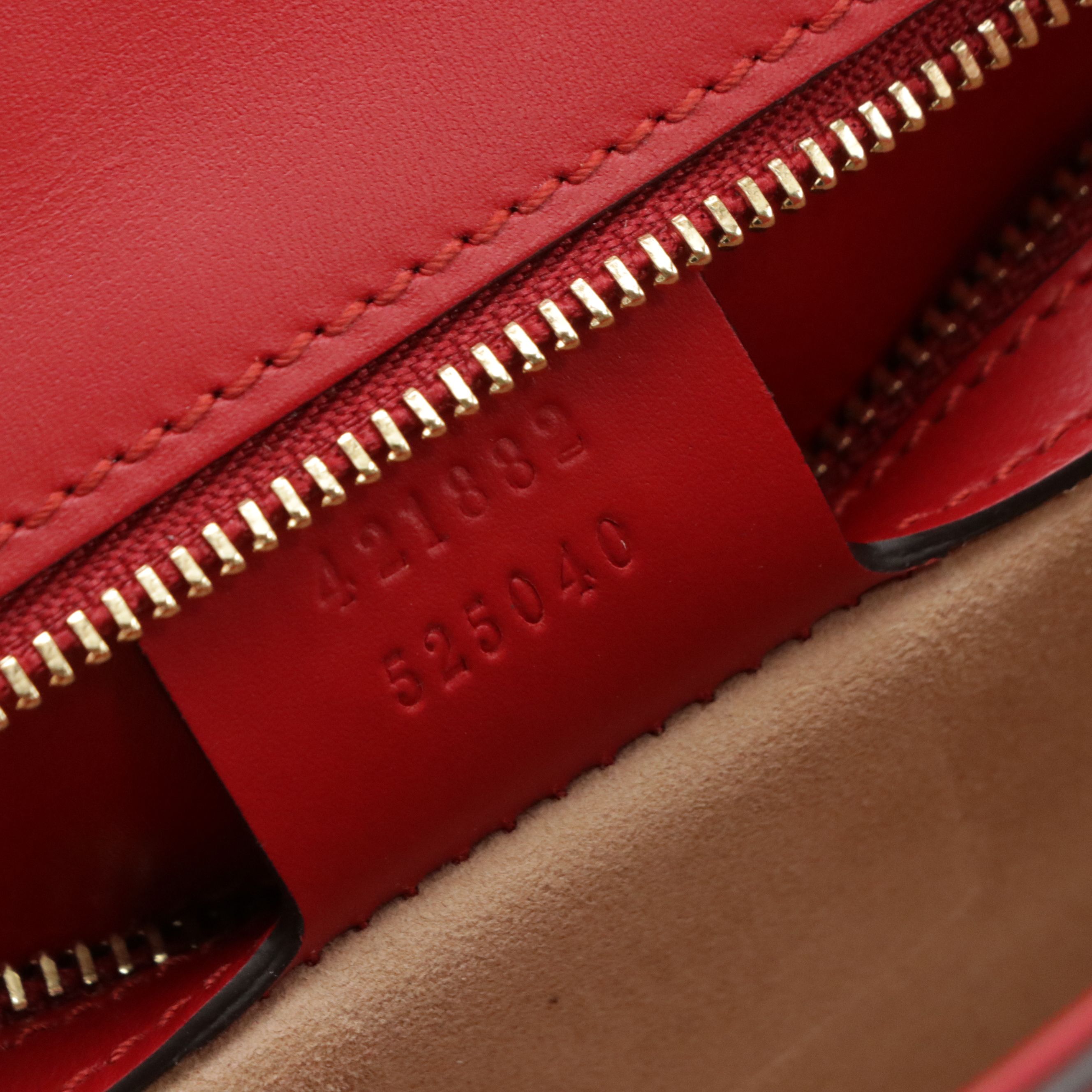 Gucci Medium Sylvie Shoulder Bag in Web Striped Red Calfskin Leather