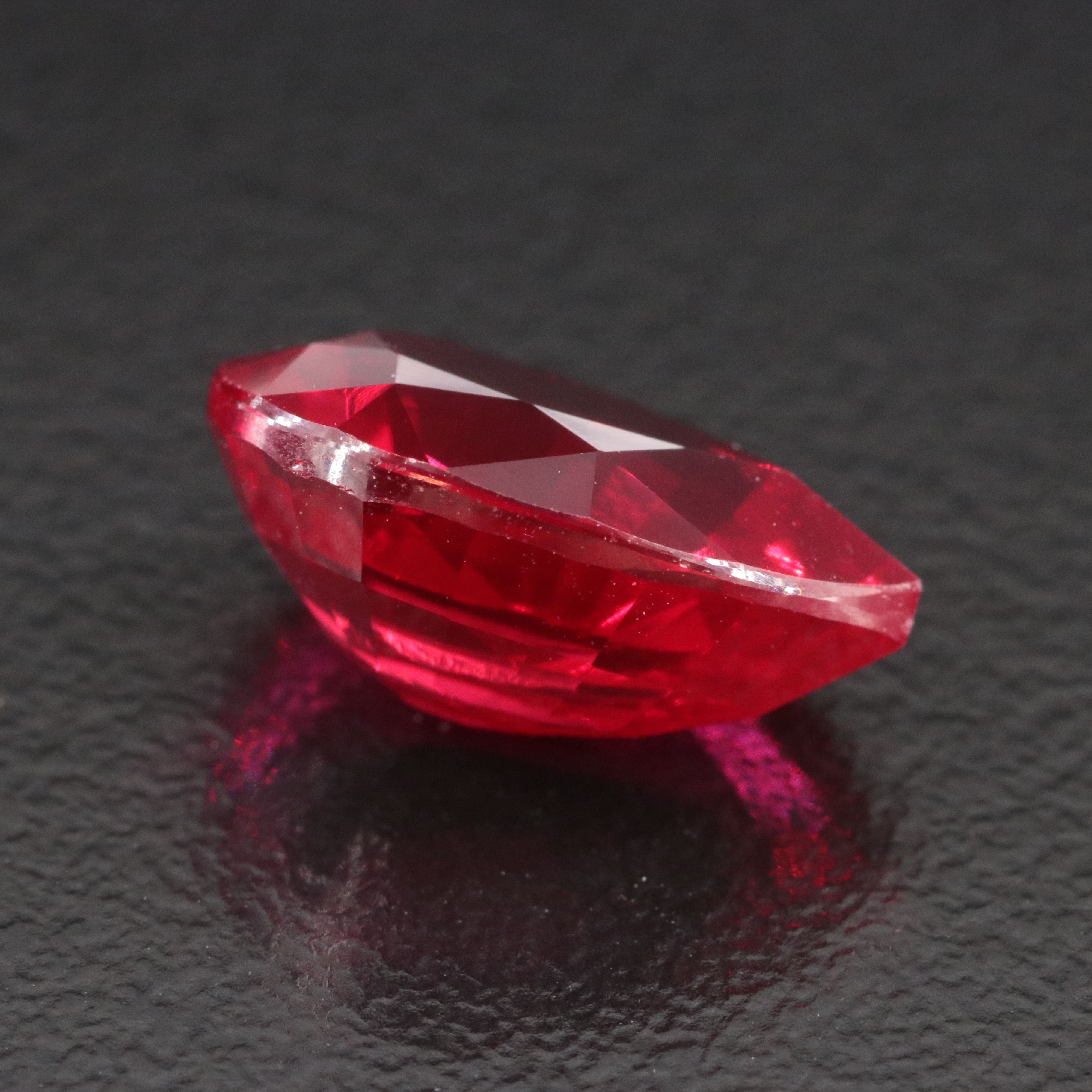 Loose 6.85 CT Lab Grown Ruby