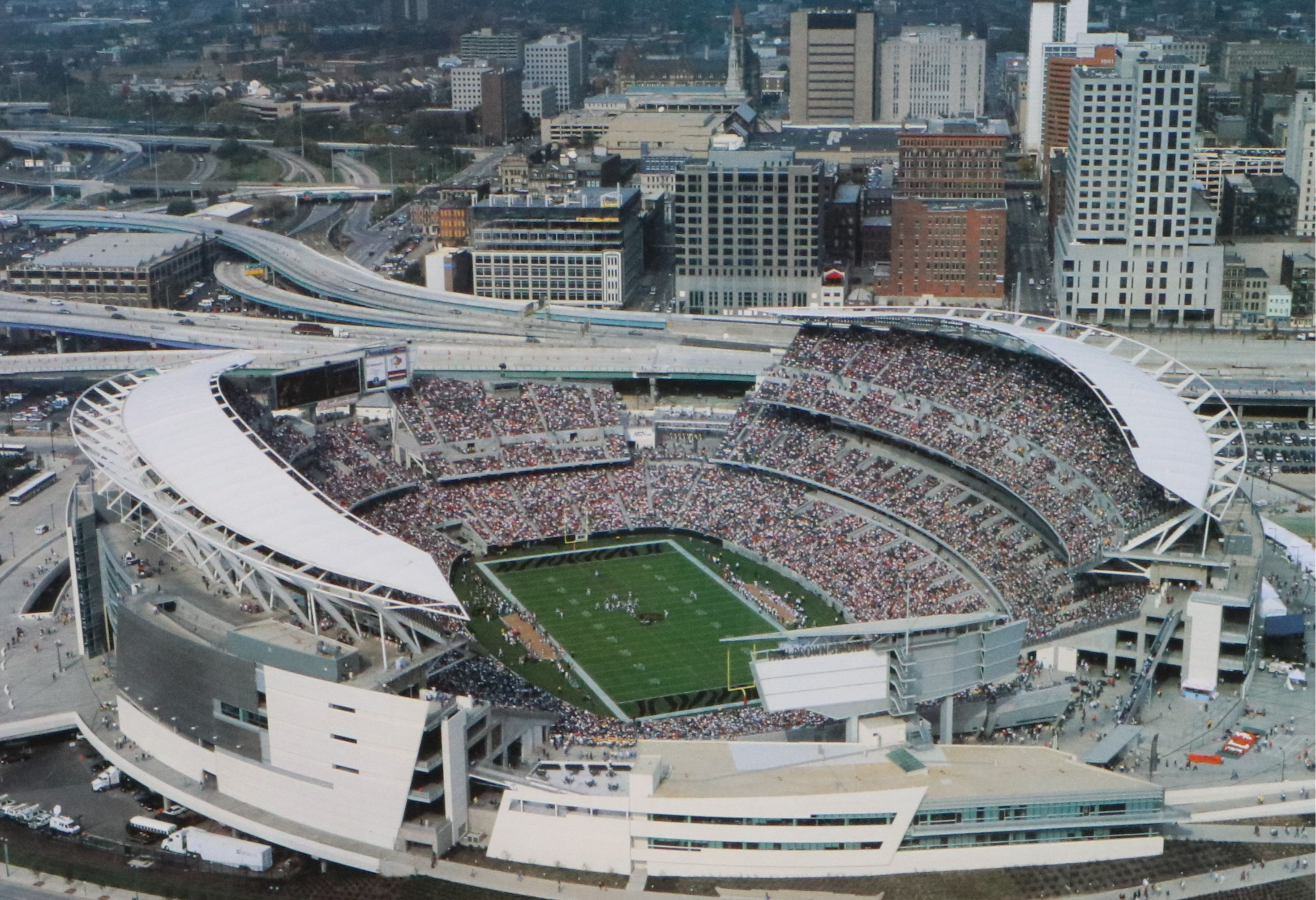 Offset Lithograph of Paul Brown Stadium, 21st Century