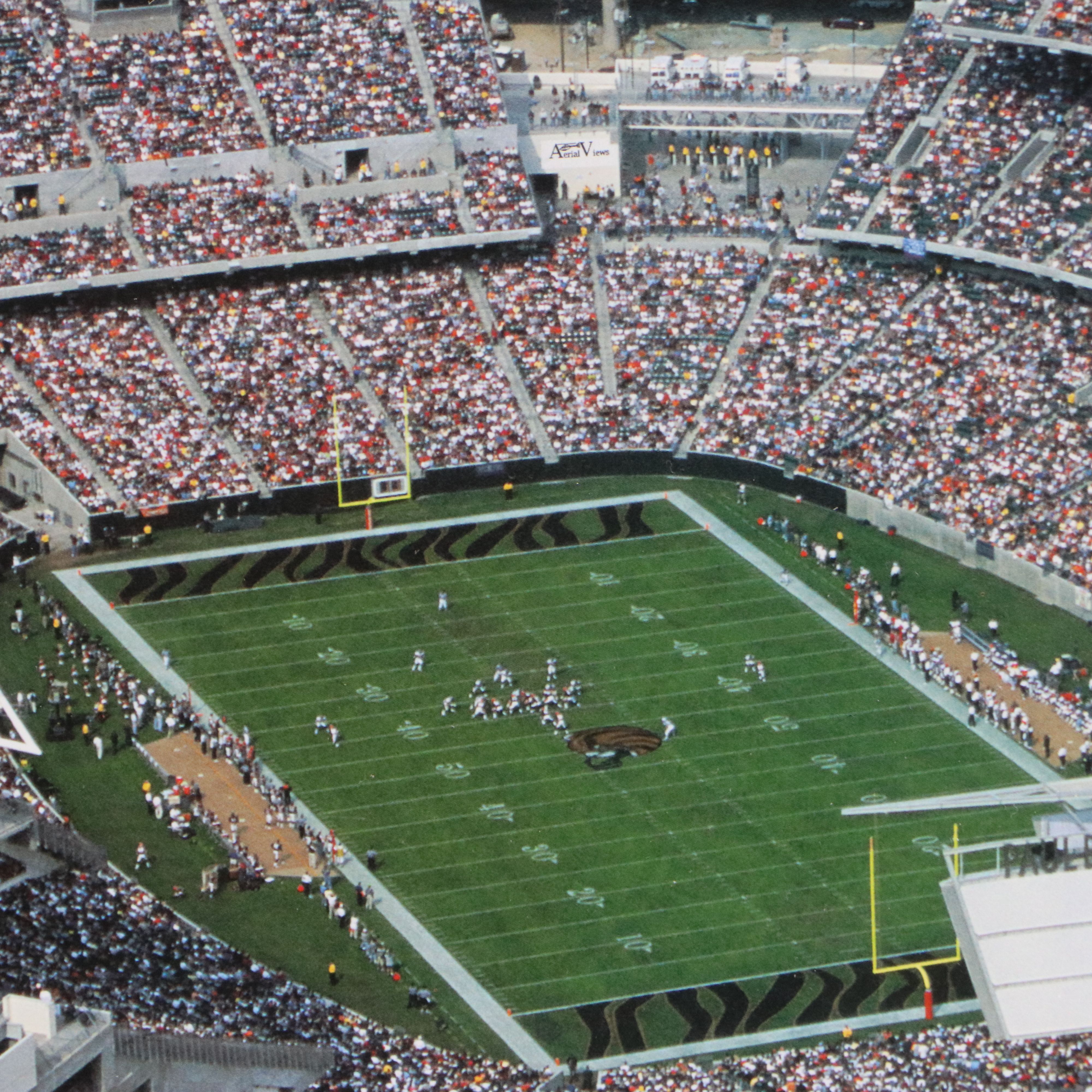 Offset Lithograph of Paul Brown Stadium, 21st Century