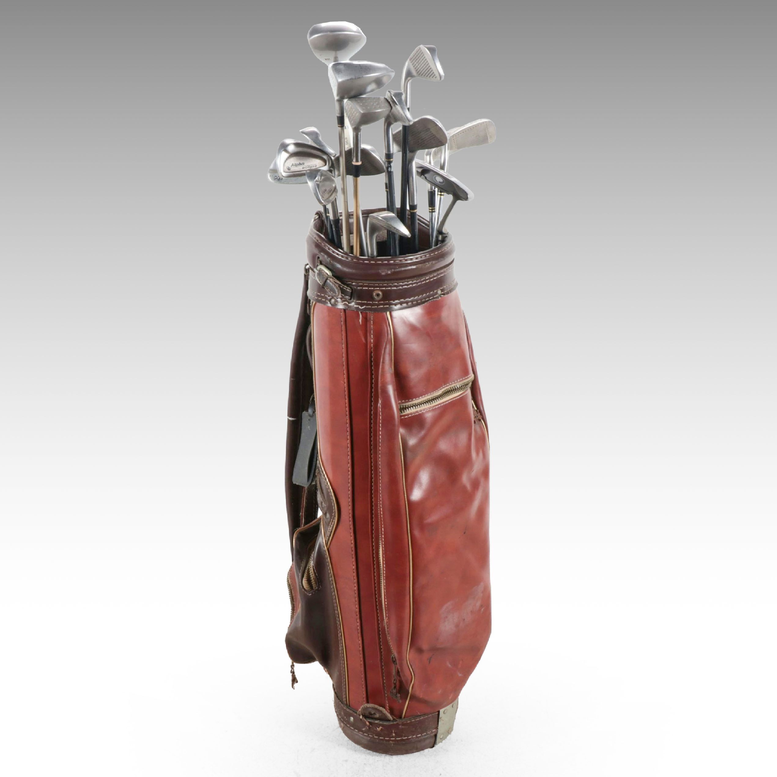 Alpha "Eclipse" with Powerbilt and More Vintage Golf Clubs