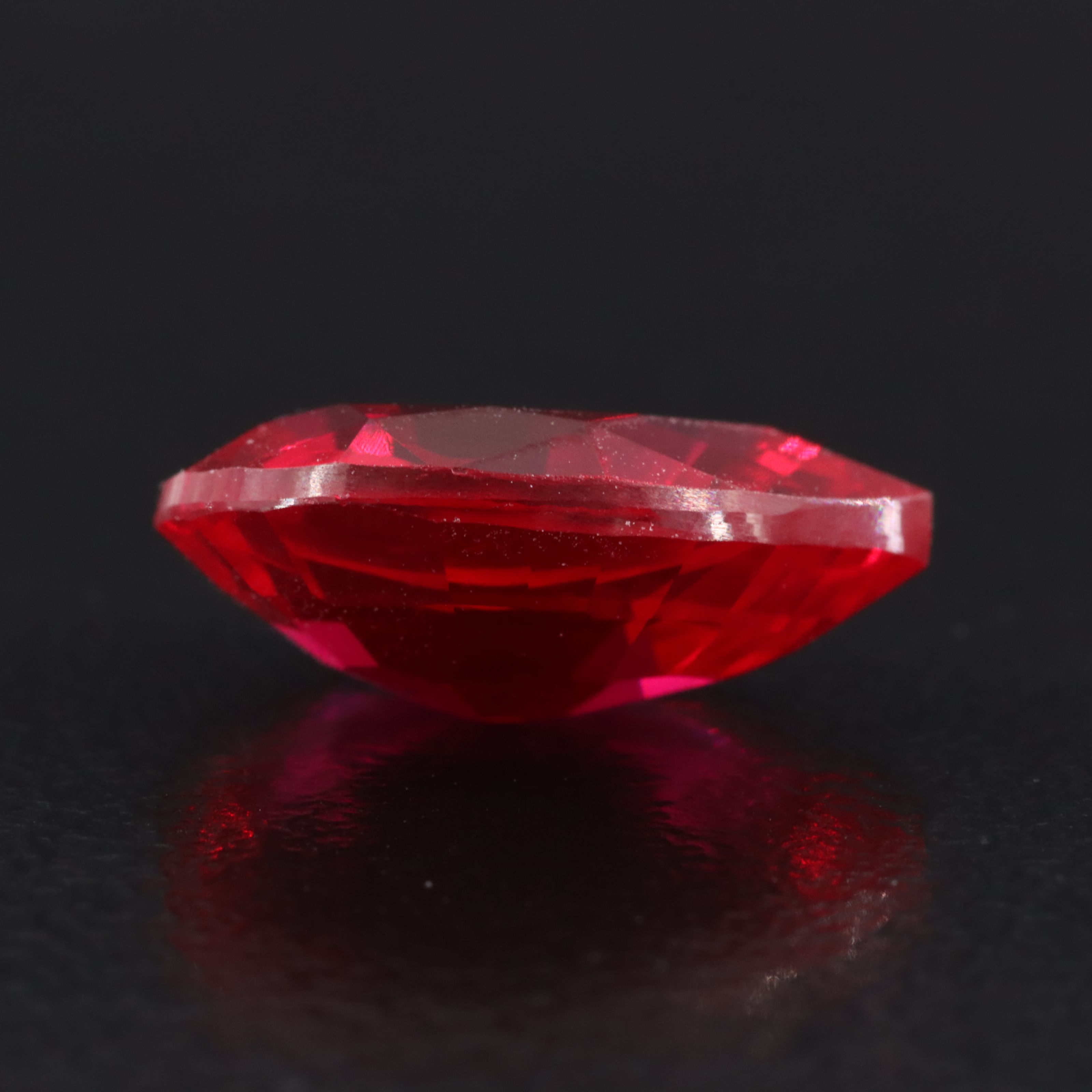 Loose 5.71 CT Lab Grown Ruby