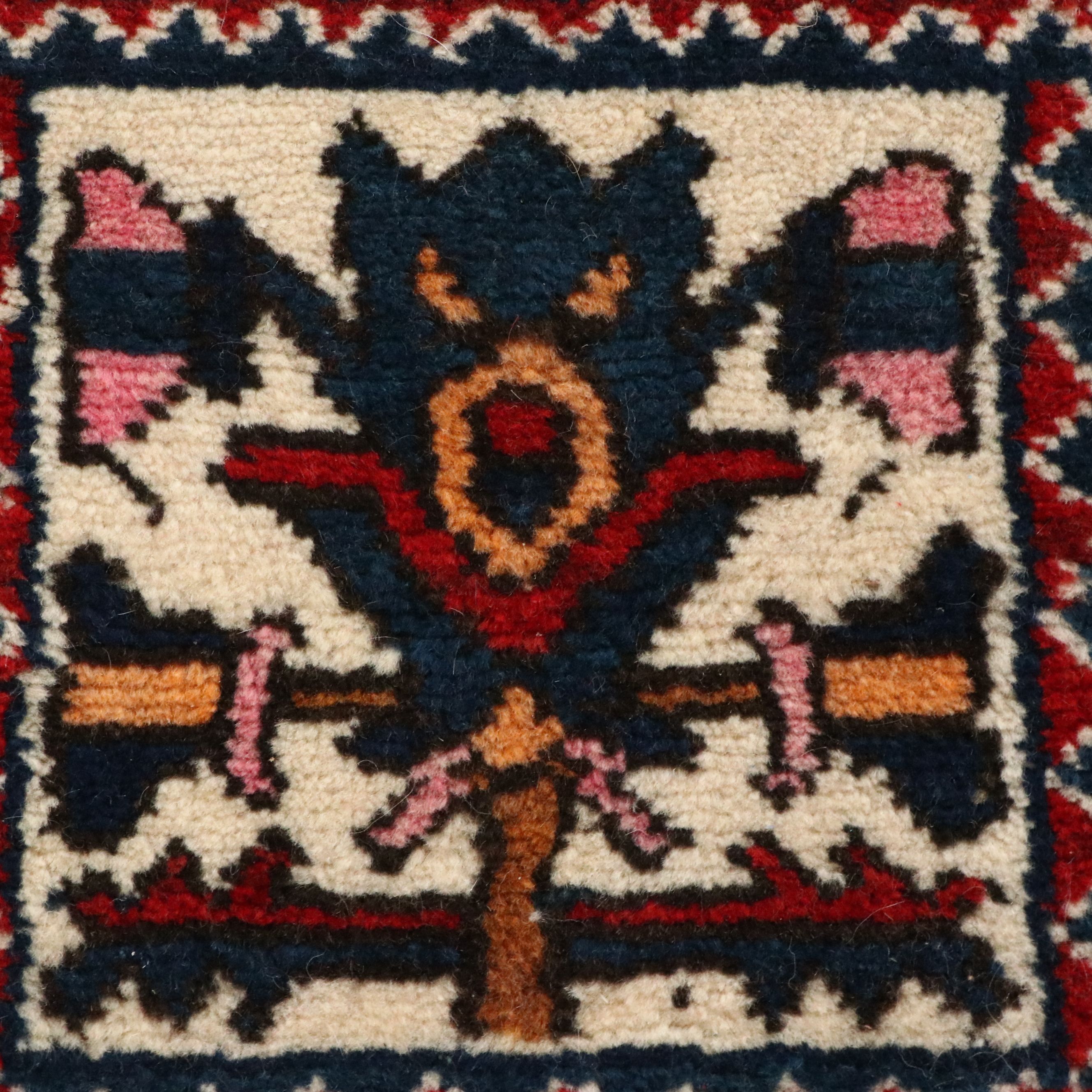 3'9 x 8'5 Hand-Knotted Persian Bakhtiari Area Rug