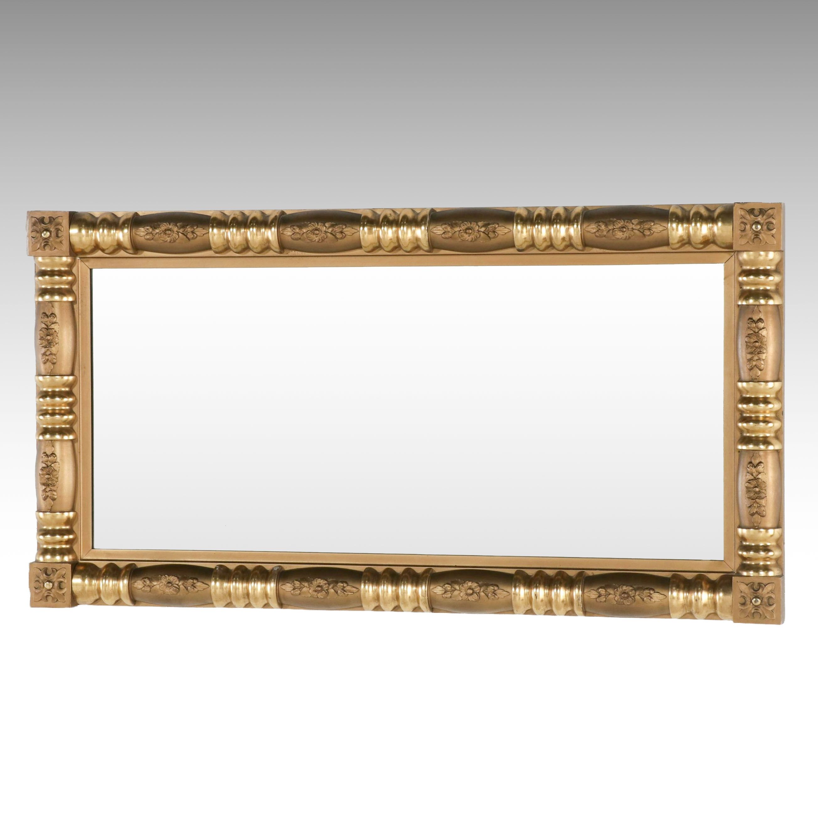 Regency Style Giltwood Framed Wall Mirror, 20th Century