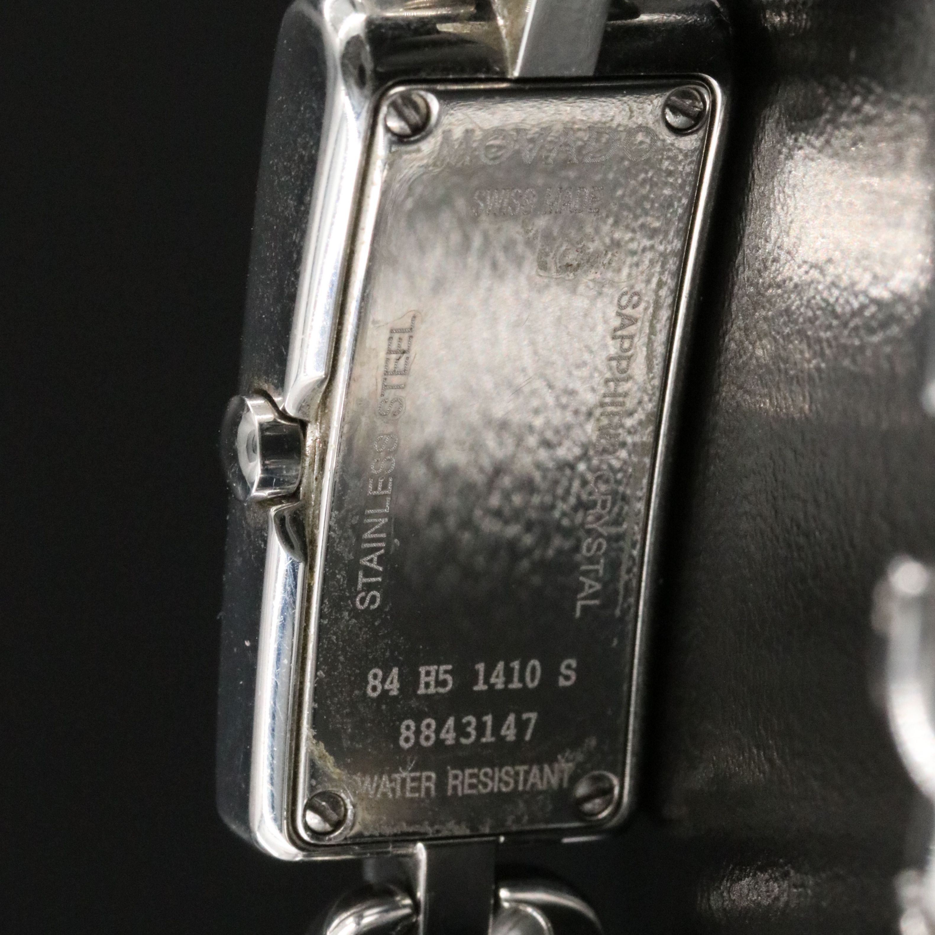 Movado Diamond Accented Steel Quartz Watch 84H51410S