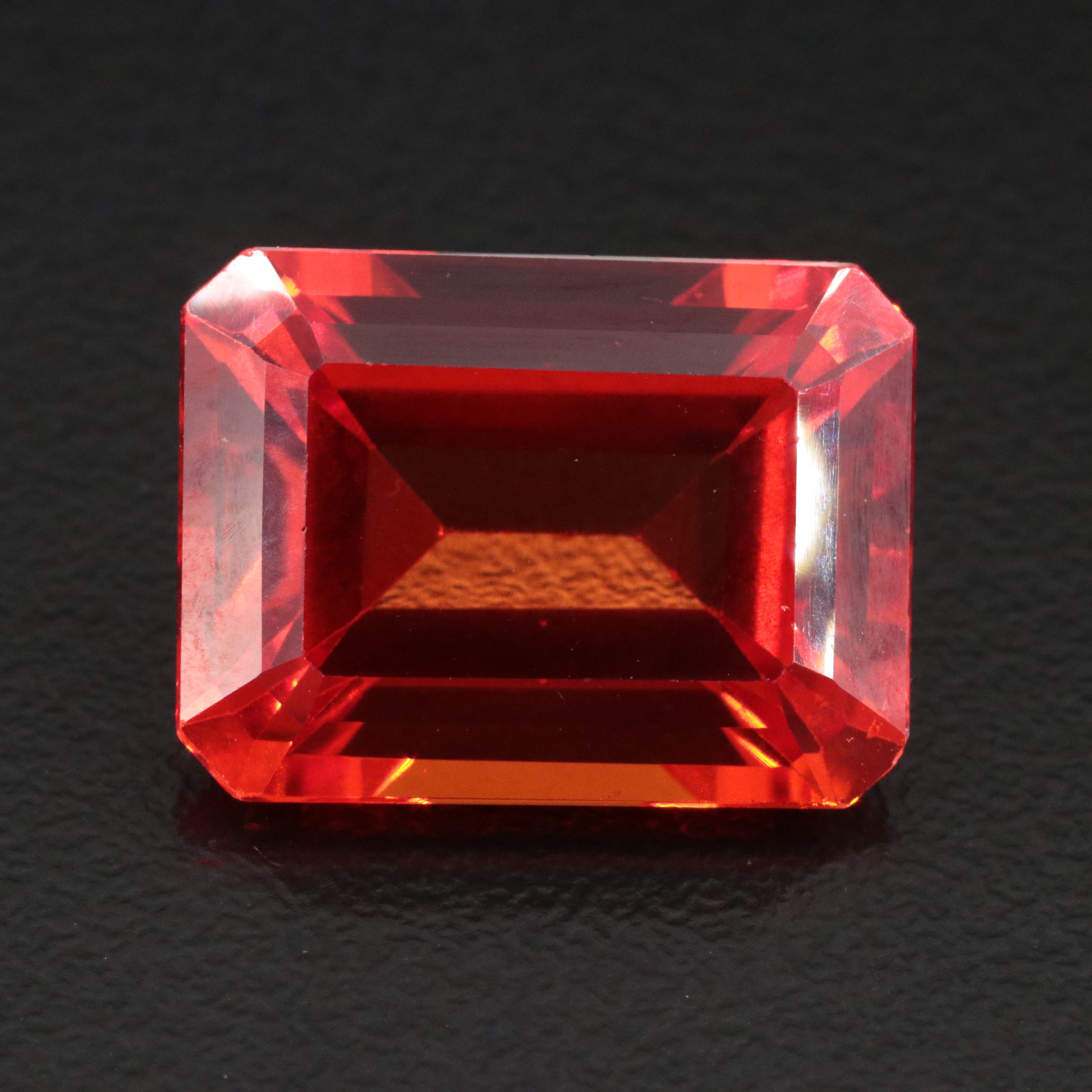 Loose 15.78 CT Lab Grown Sapphire