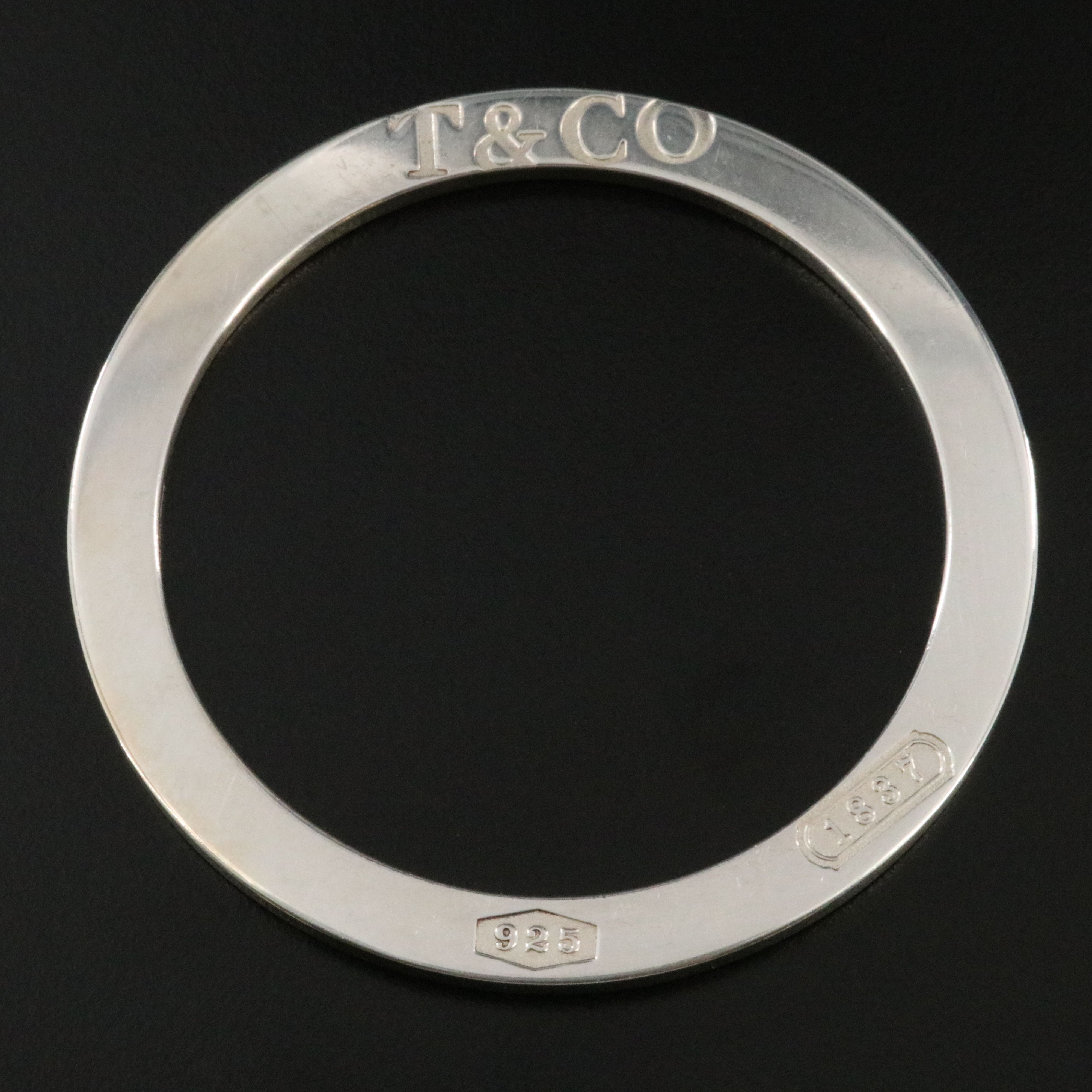 Tiffany & Co. 1837 Sterling Bangle Bracelet