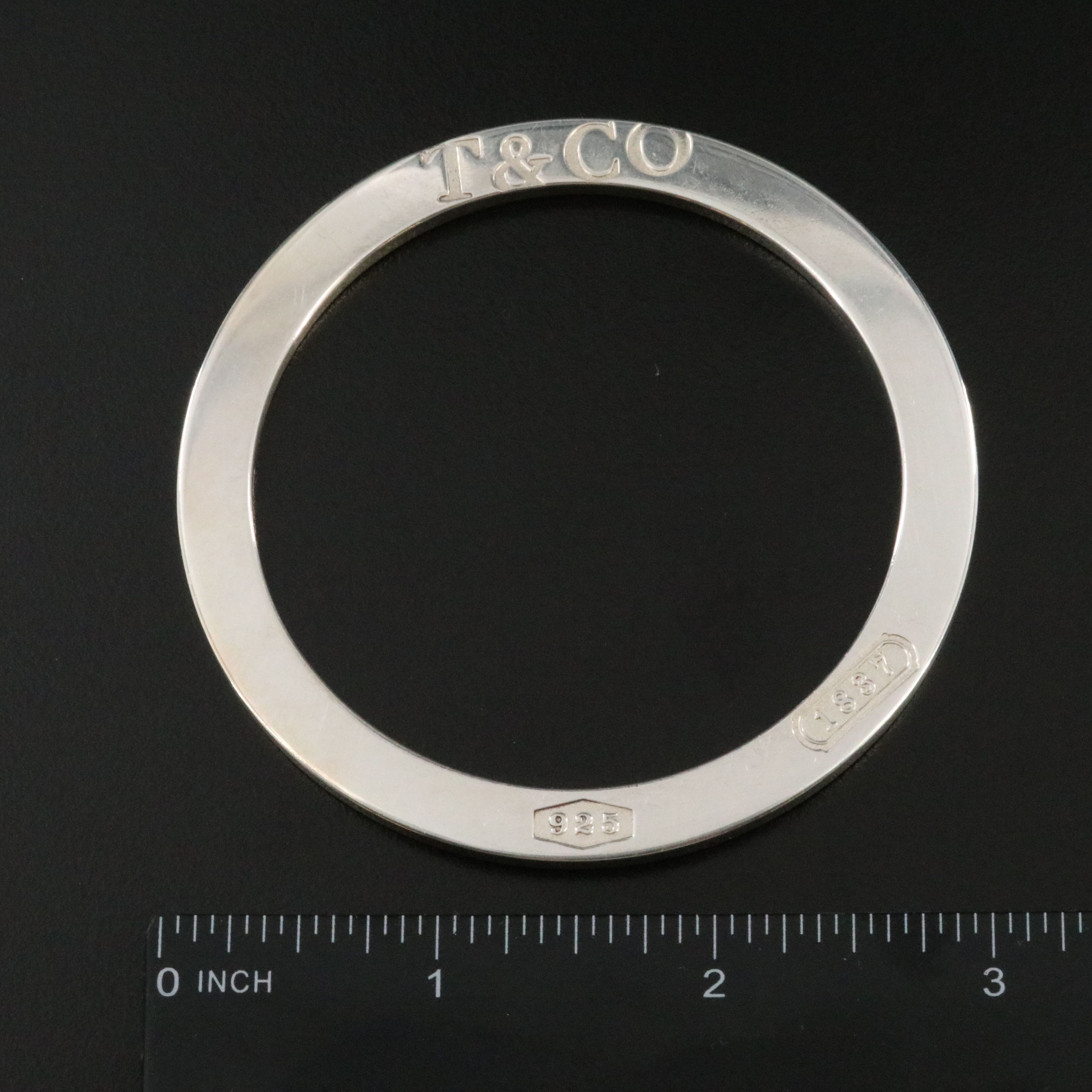 Tiffany & Co. 1837 Sterling Bangle Bracelet