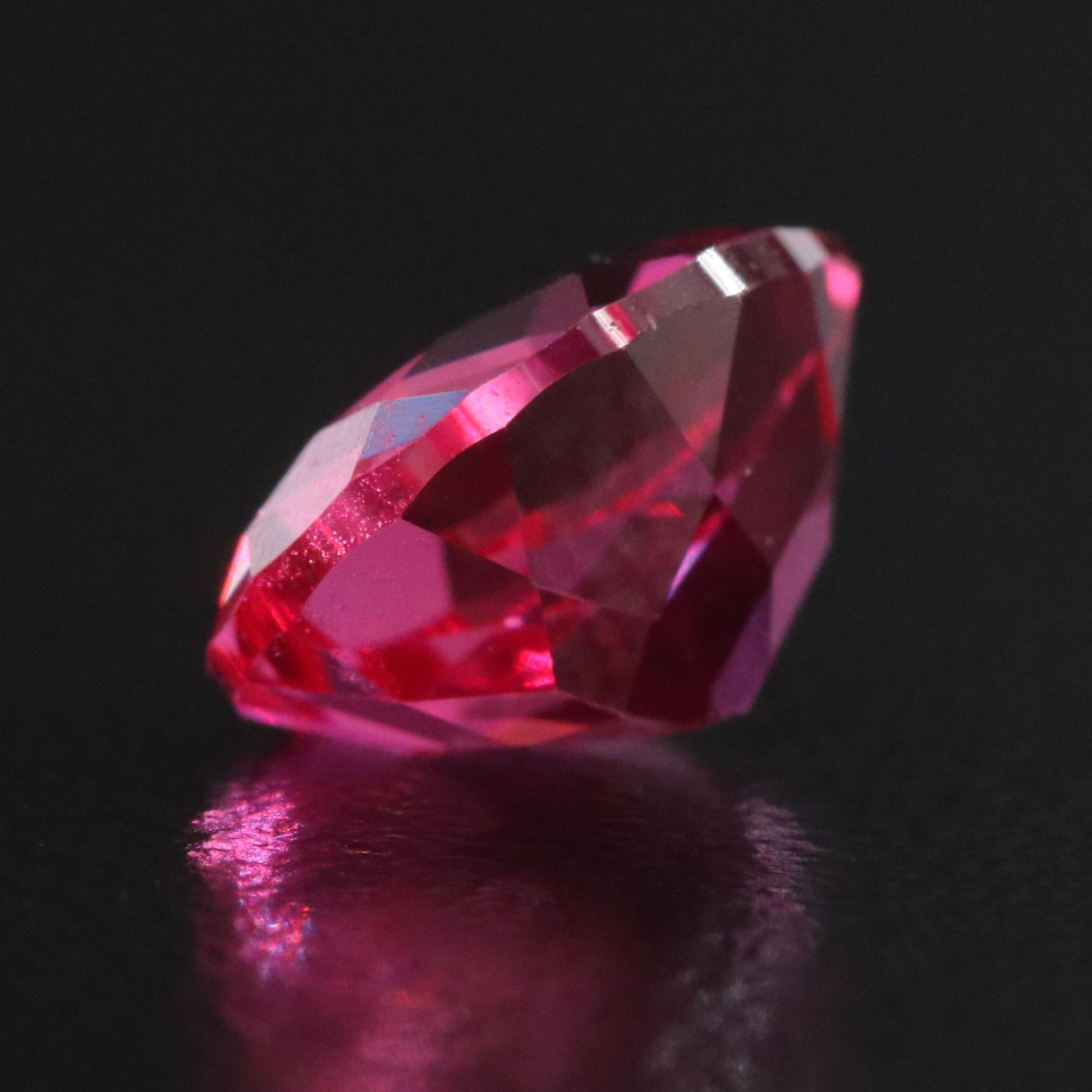 Loose 4.91 CT Lab Grown Ruby