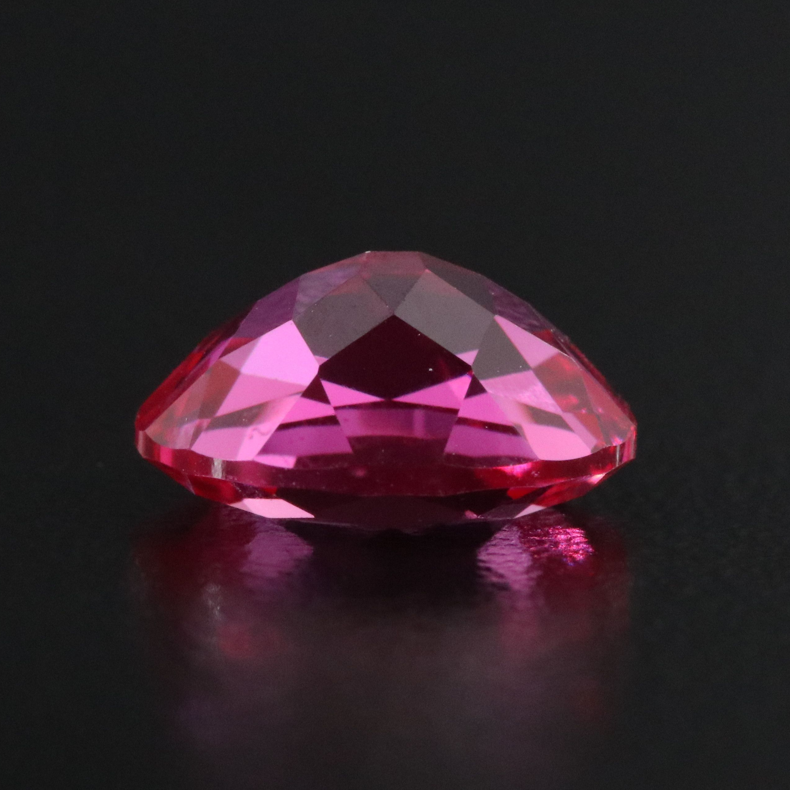 Loose 4.91 CT Lab Grown Ruby