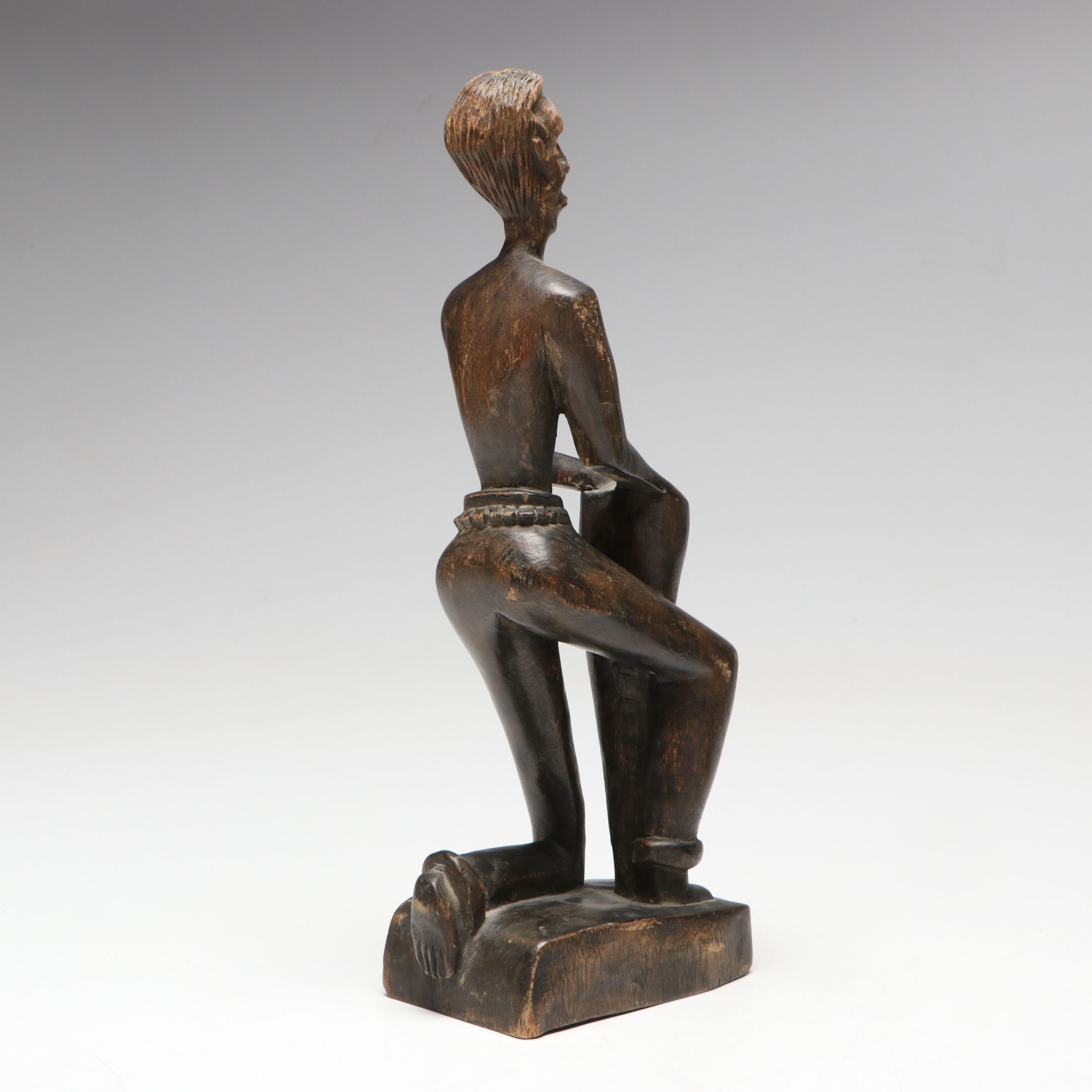 Bronze Finish Guardian Dog, Artist Signed Figurine, and Native American Décor