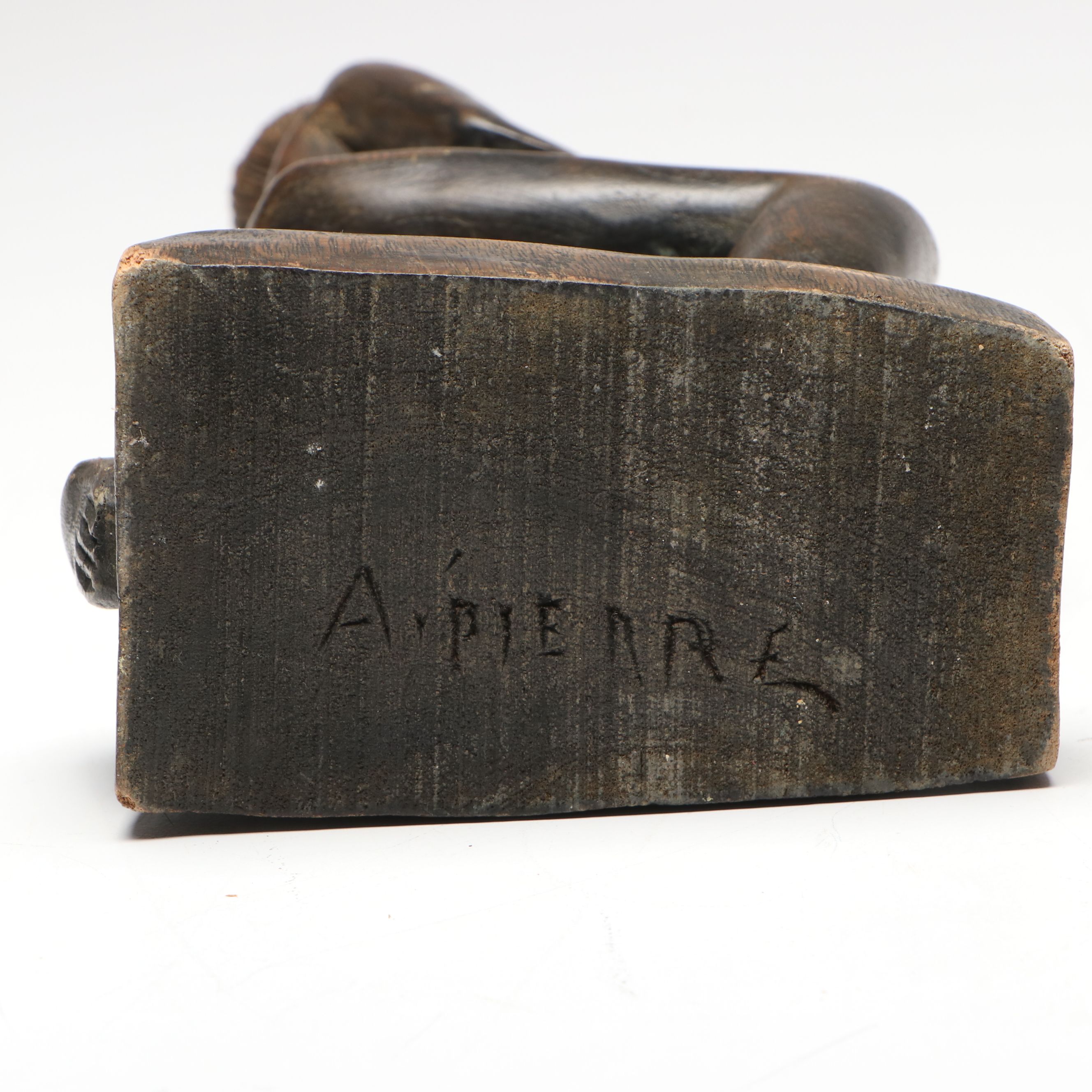 Bronze Finish Guardian Dog, Artist Signed Figurine, and Native American Décor