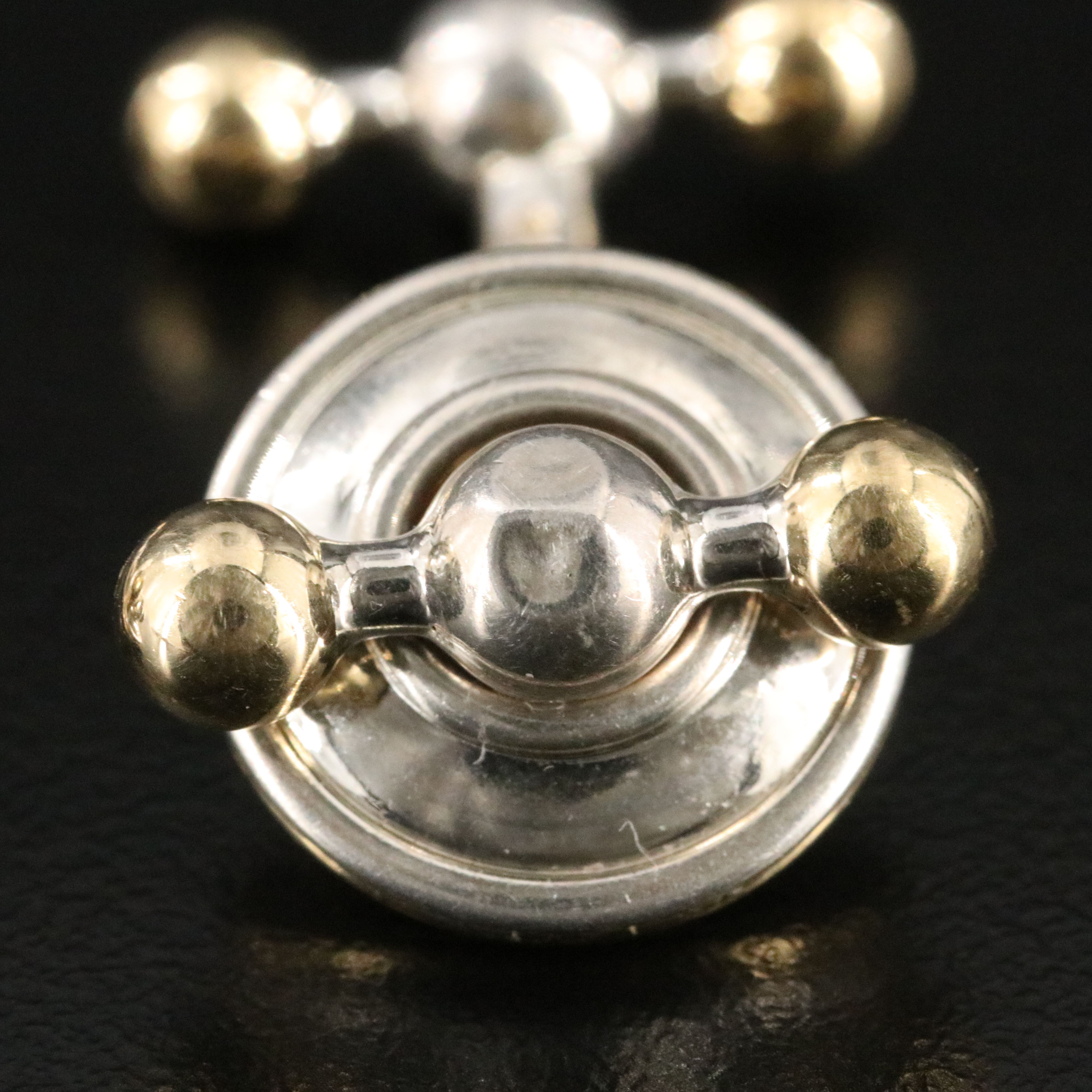 Paloma Picasso for Tiffany & Co. Sterling and 18K Magic Cufflinks