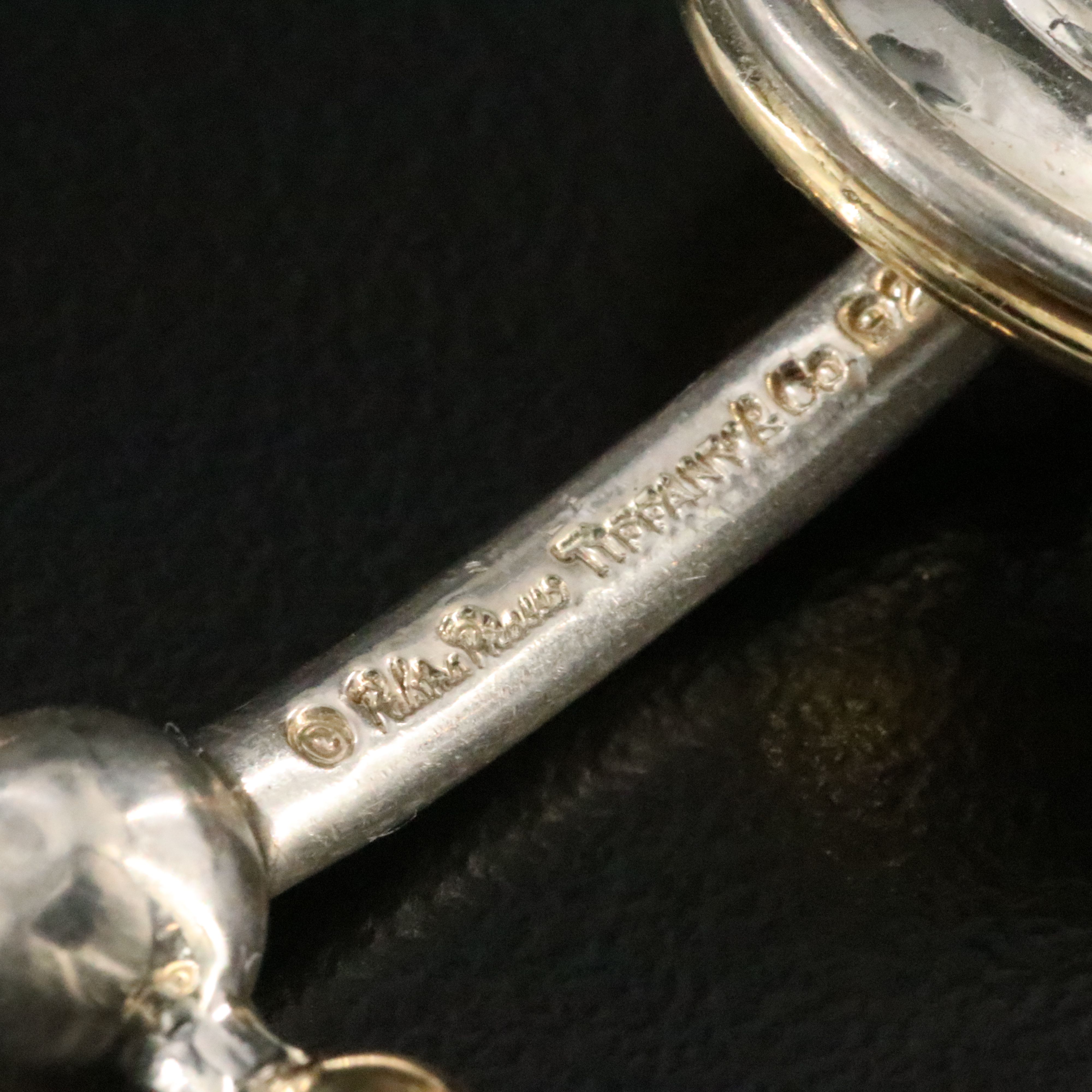 Paloma Picasso for Tiffany & Co. Sterling and 18K Magic Cufflinks