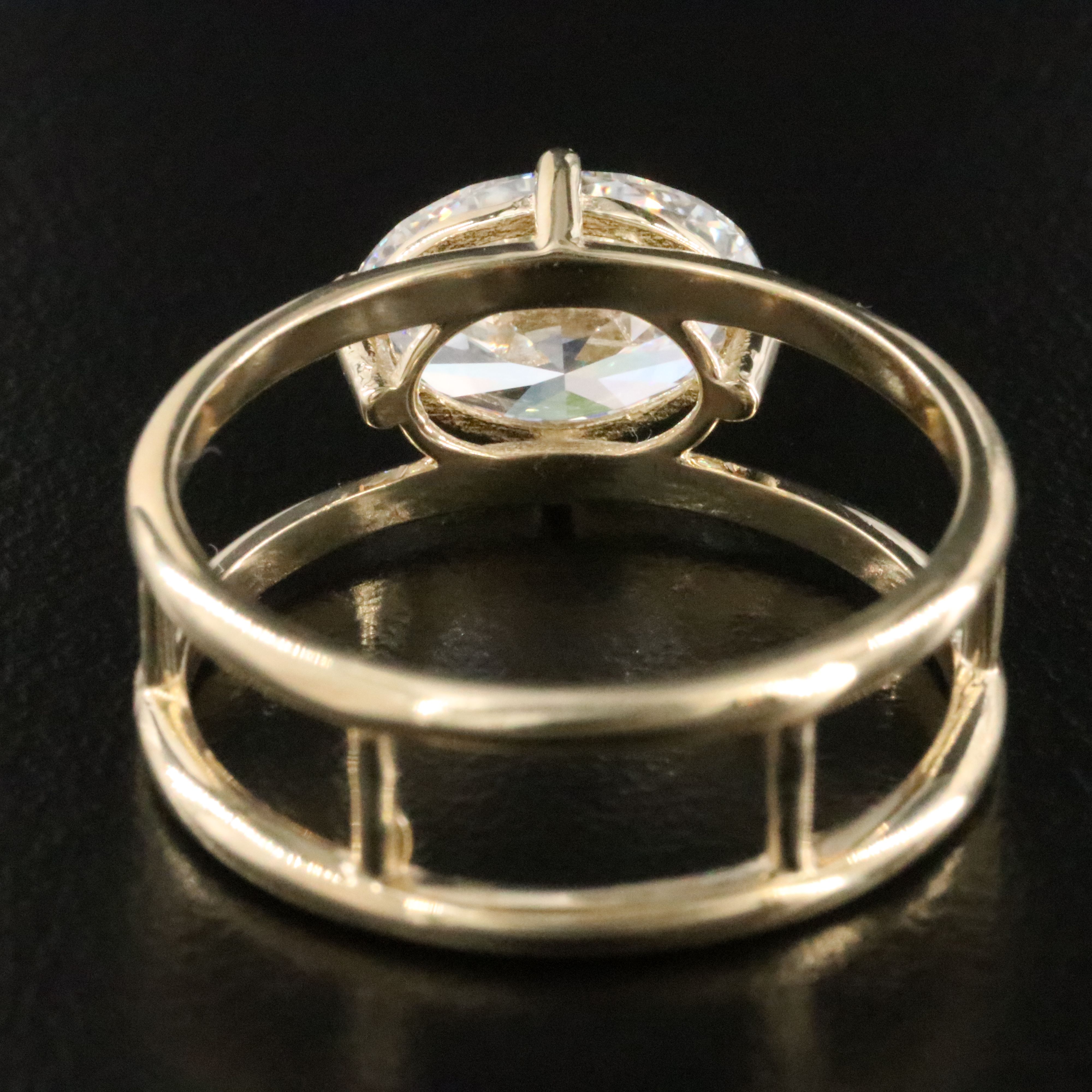 14K 2.01 CT Lab Grown Diamond Ring with IGI Report