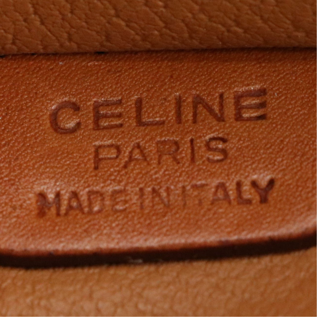 Celine Vanity Bag in Macadam Canvas and Leather