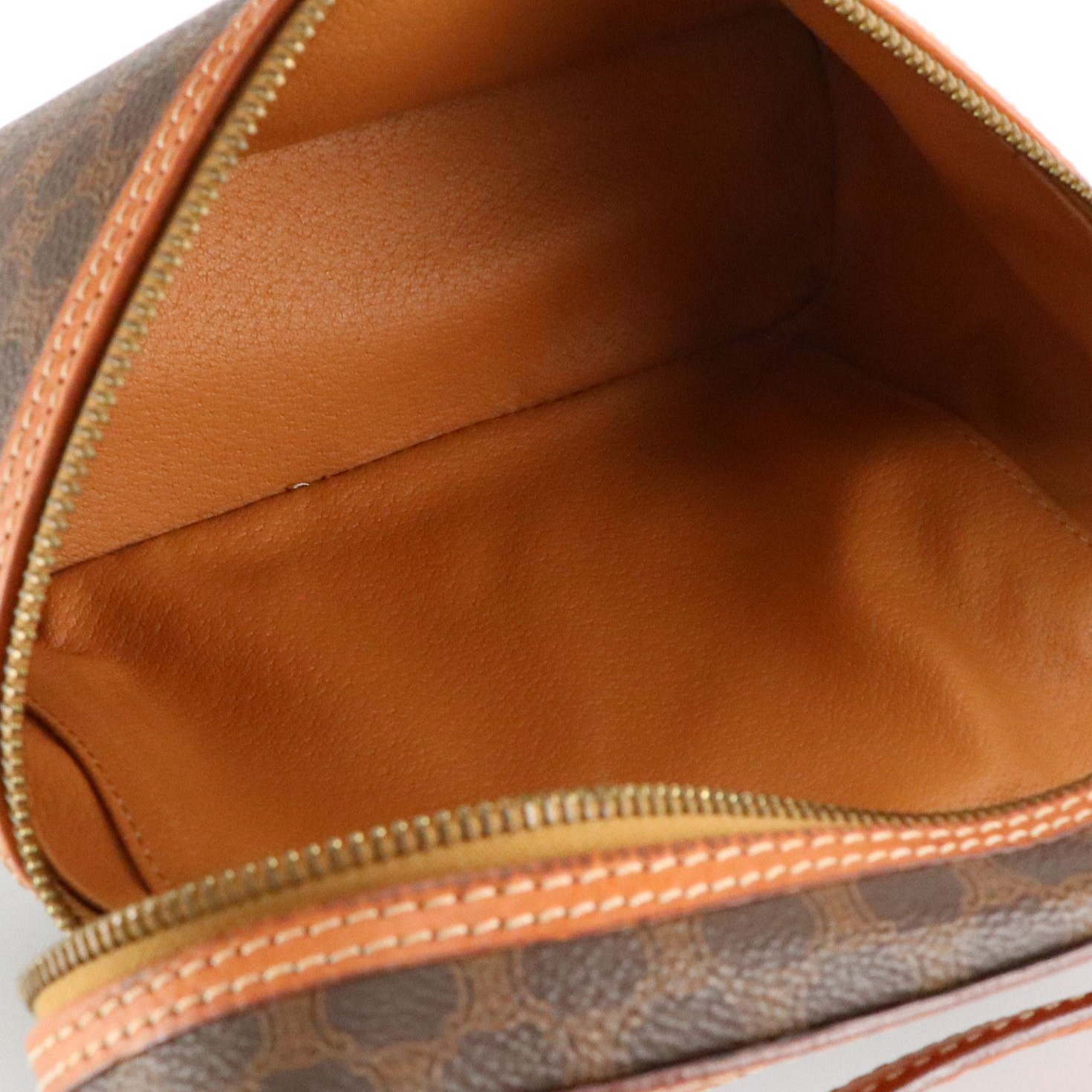 Celine Vanity Bag in Macadam Canvas and Leather