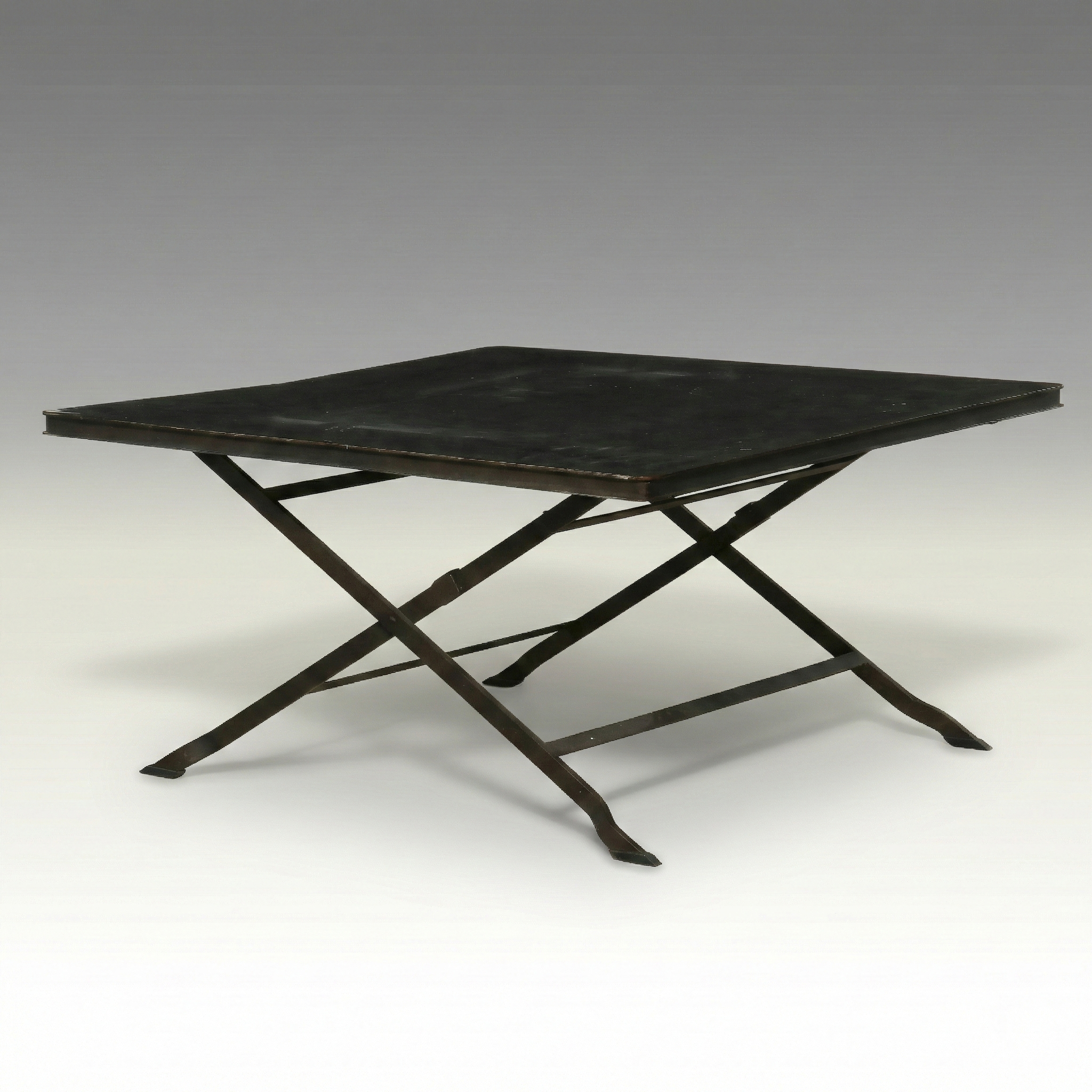 Arteriors Home "Henzler" Style Adjustable Iron Coffee Table