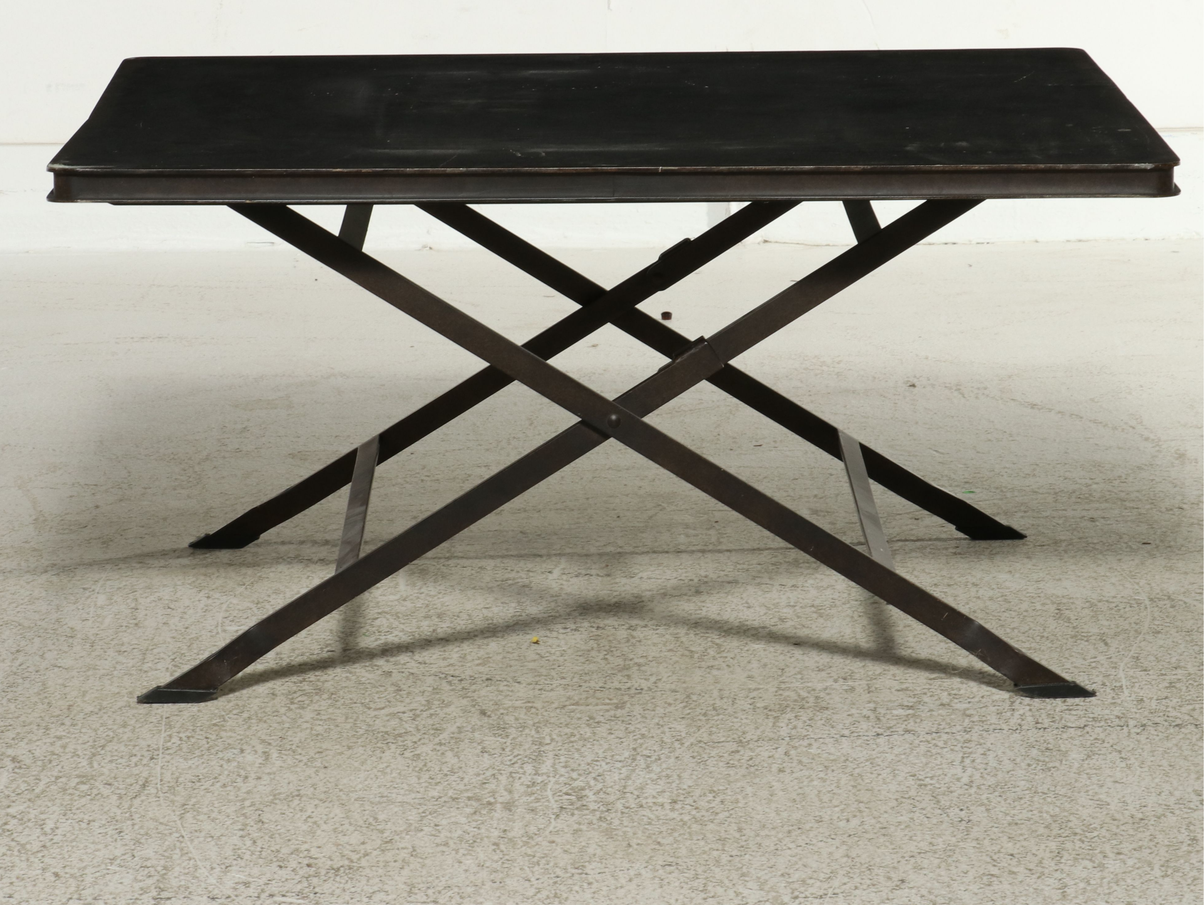 Arteriors Home "Henzler" Style Adjustable Iron Coffee Table