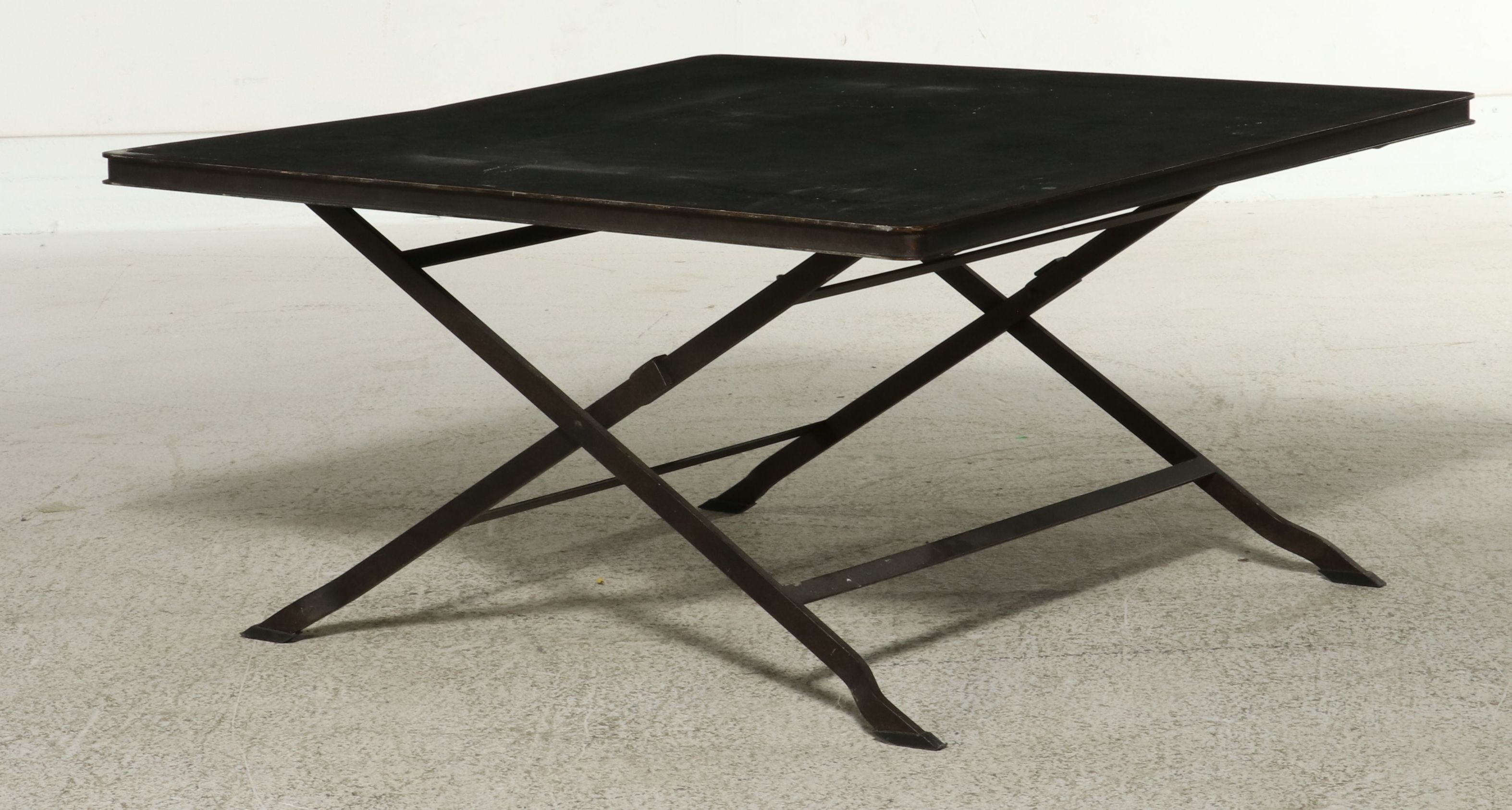 Arteriors Home "Henzler" Style Adjustable Iron Coffee Table