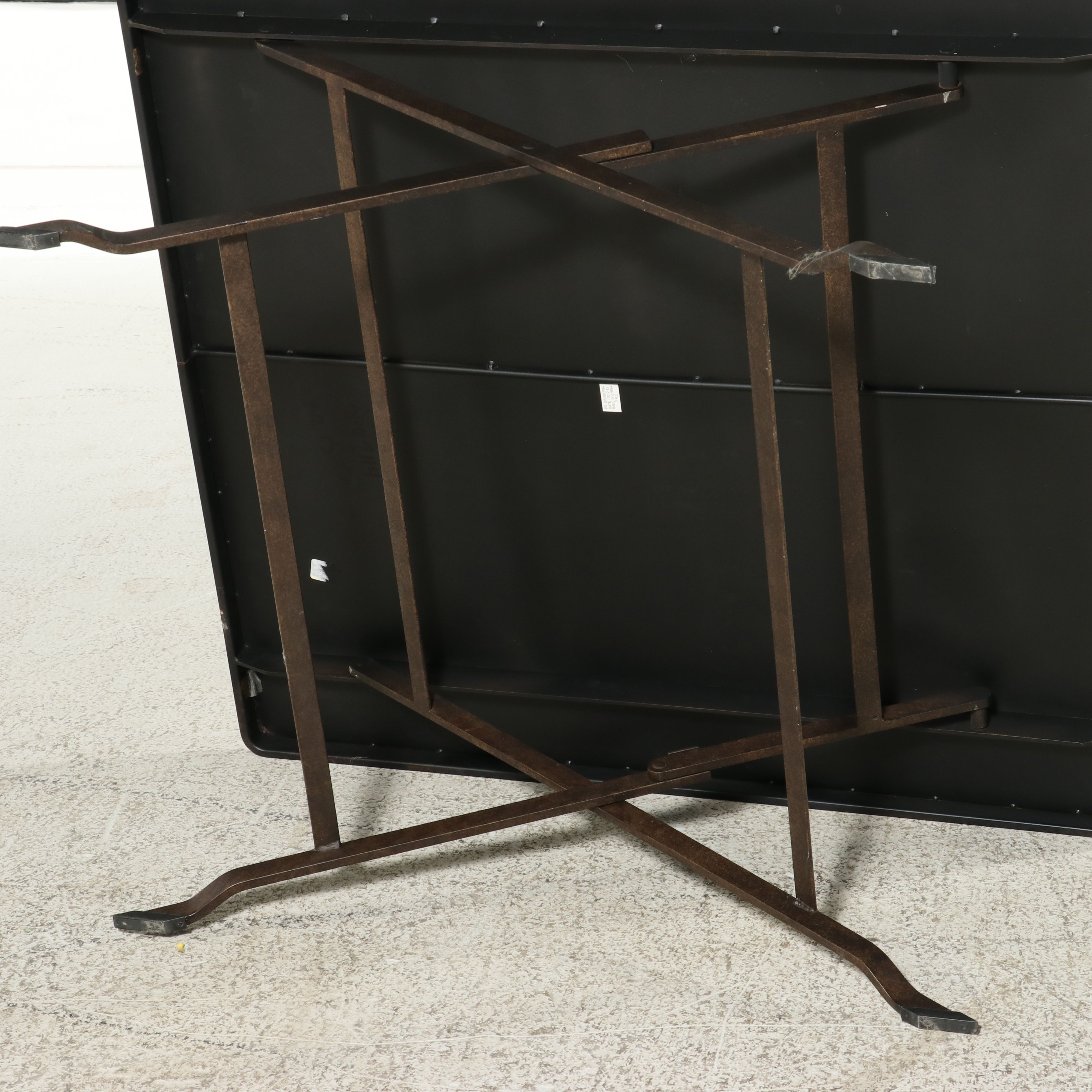 Arteriors Home "Henzler" Style Adjustable Iron Coffee Table