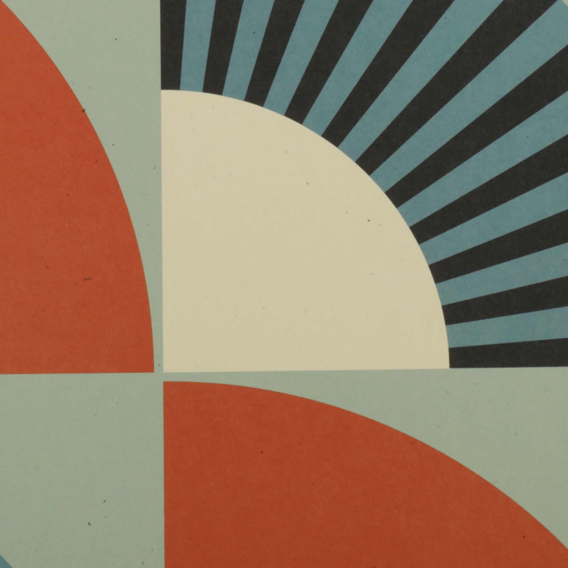 Shepard Fairey Offset Lithograph "Geometric Dove - Red", 2026