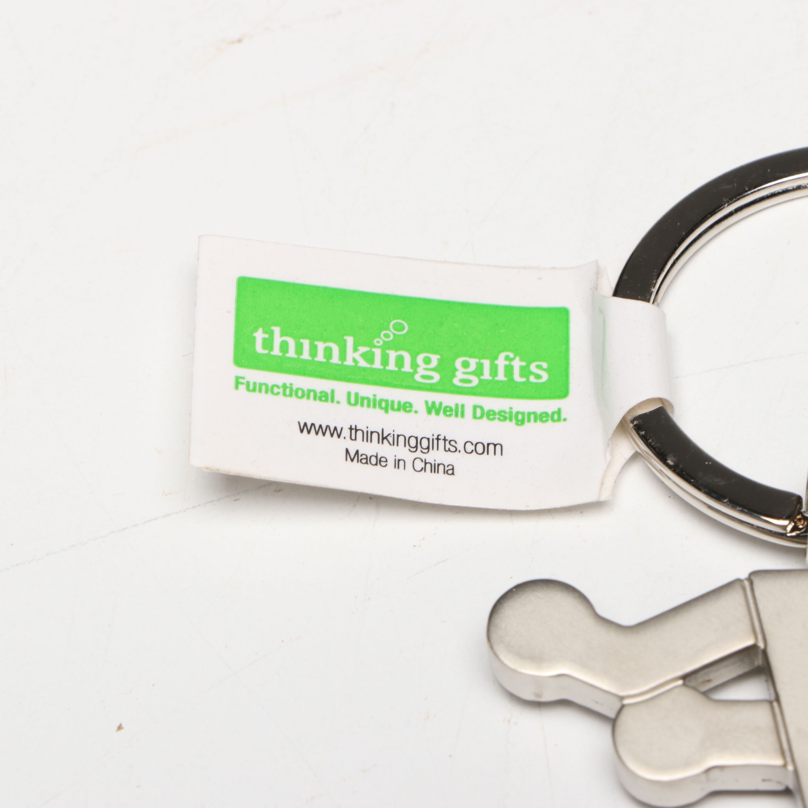 Buffalo Nickel Button Covers and Thinking Gifts Metal Figural Keychains