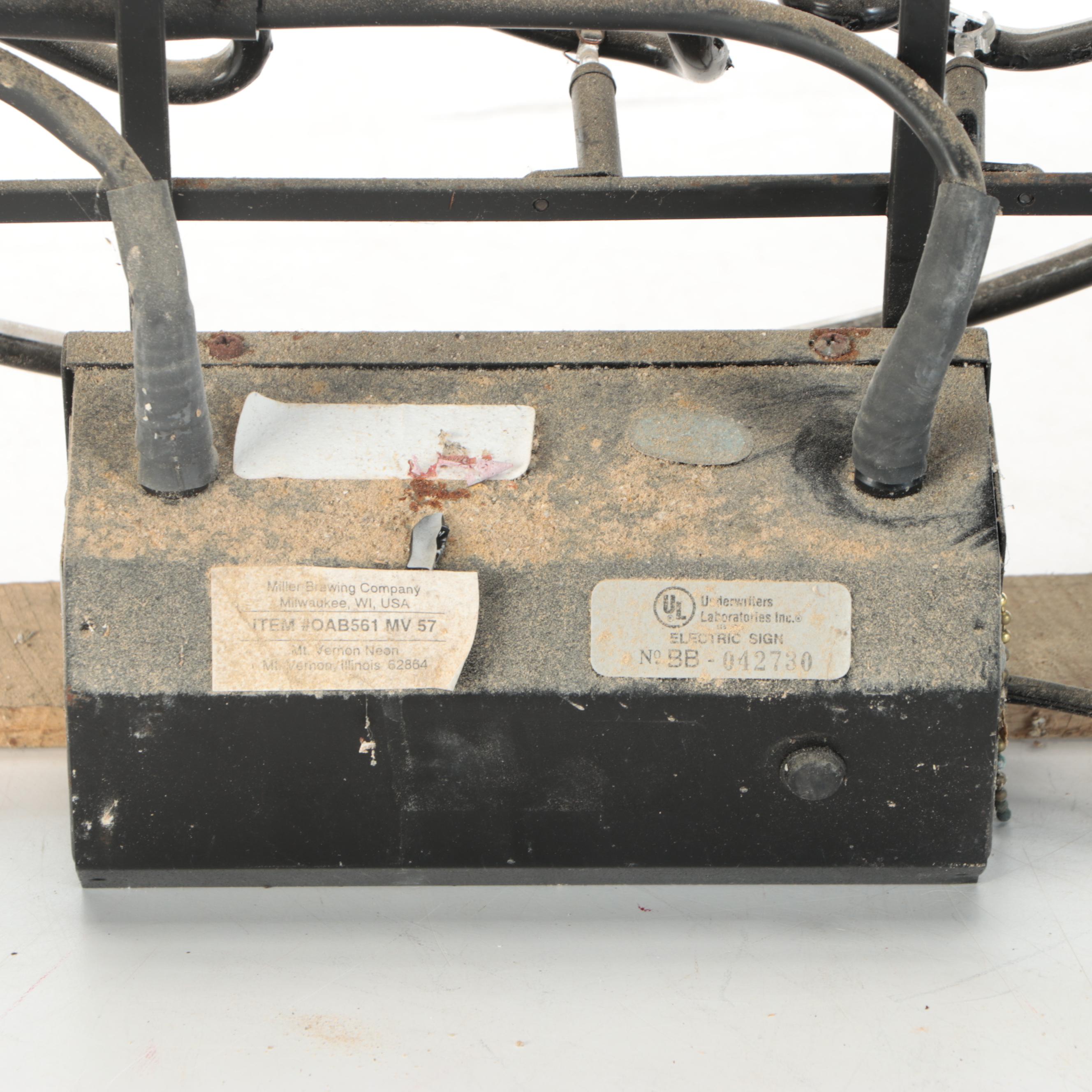 Miller Lite Beer Advertising Neon Sign