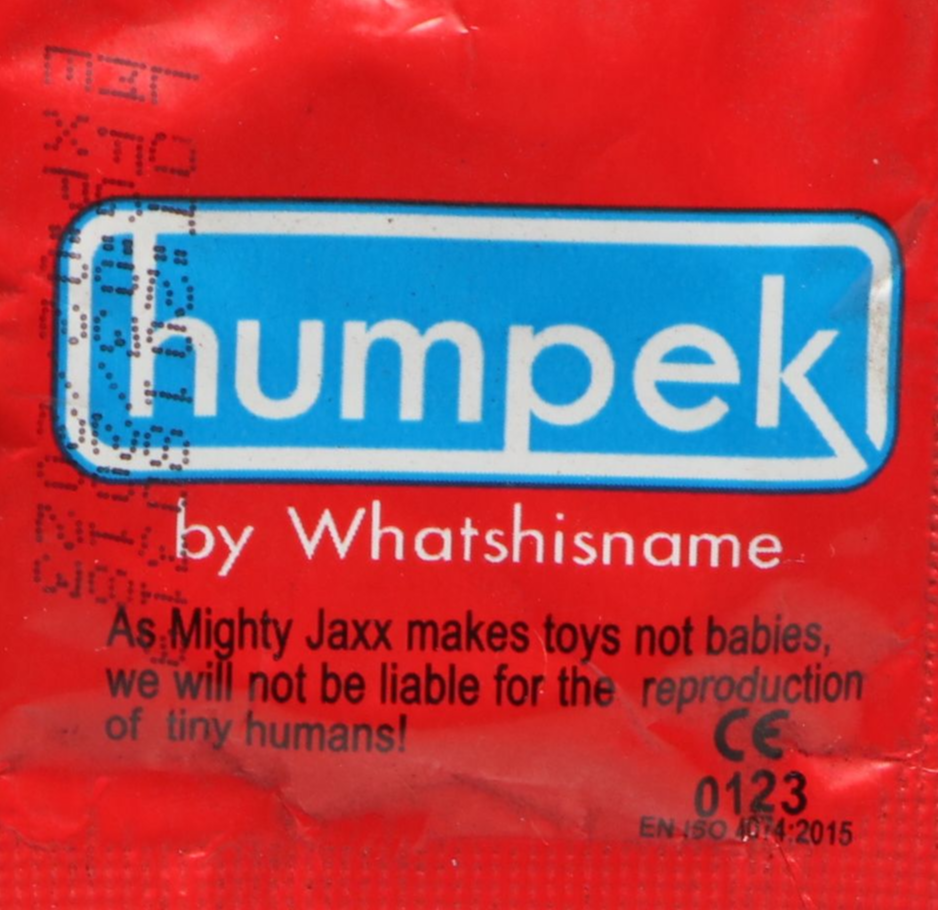 Whatshisname HUMPek Exclusive Replica Condom Collectible, 2019