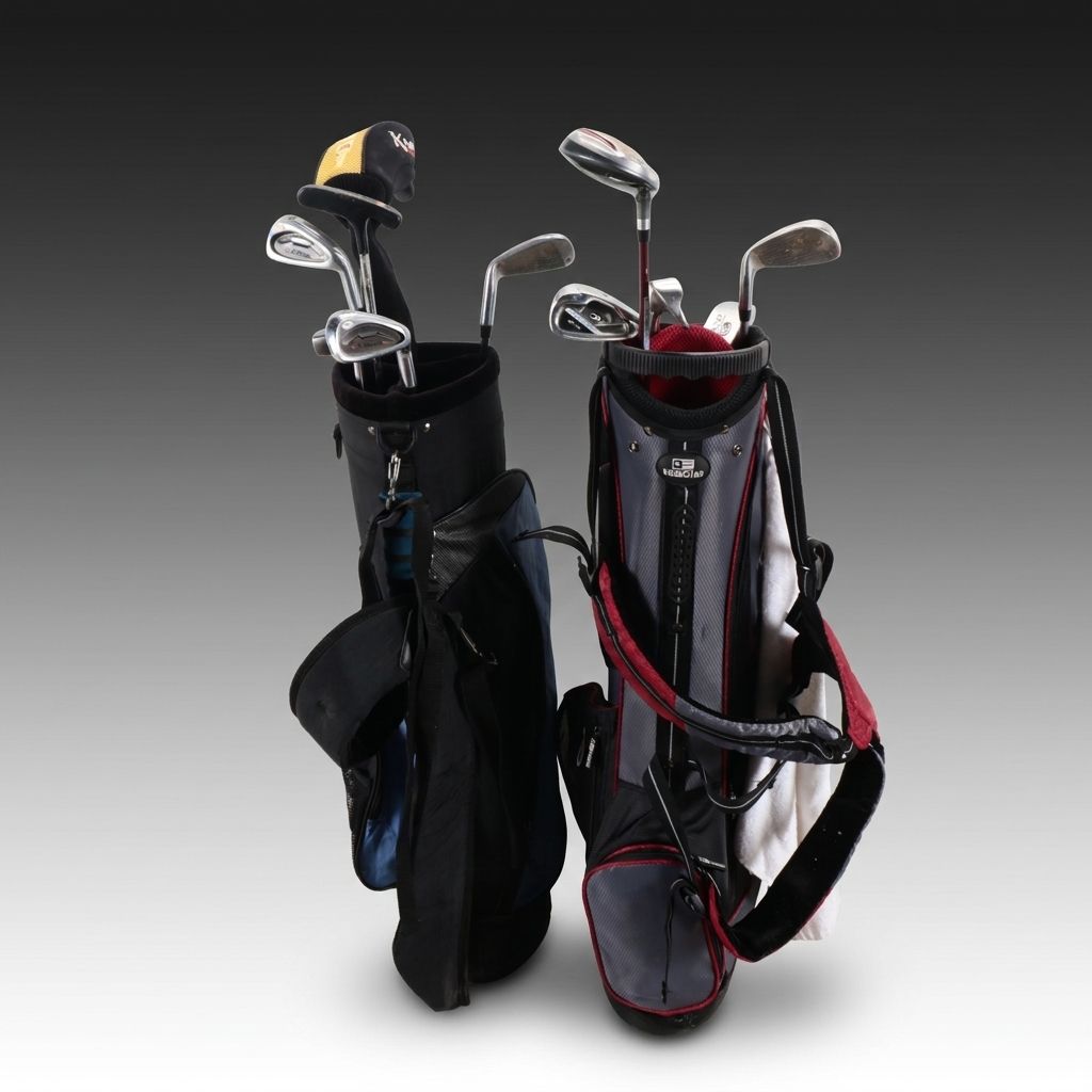 U.S. Kids Golf Bag with Ray Cook and Other Junior Clubs