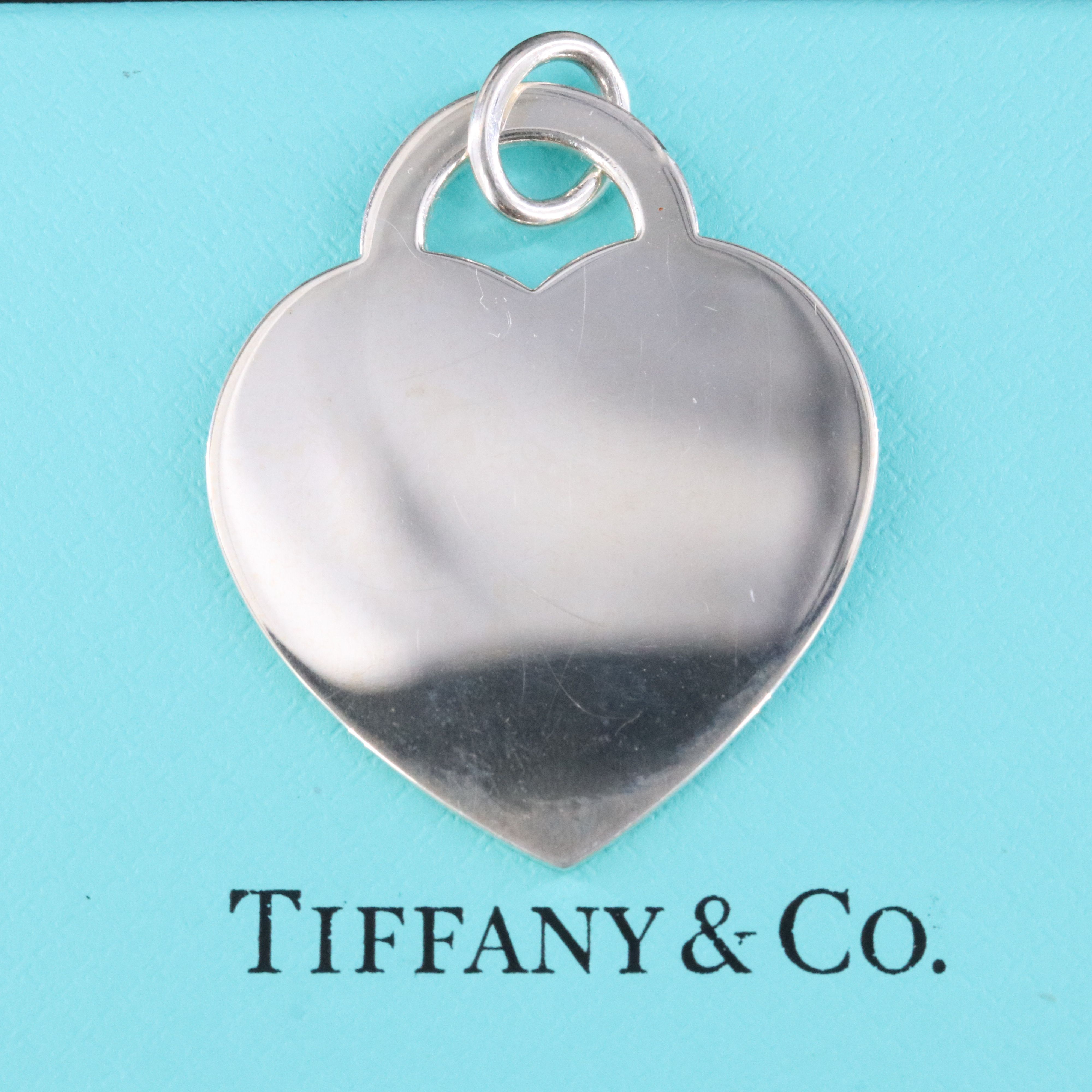 Tiffany & Co. Sterling Heart Tag Pendant