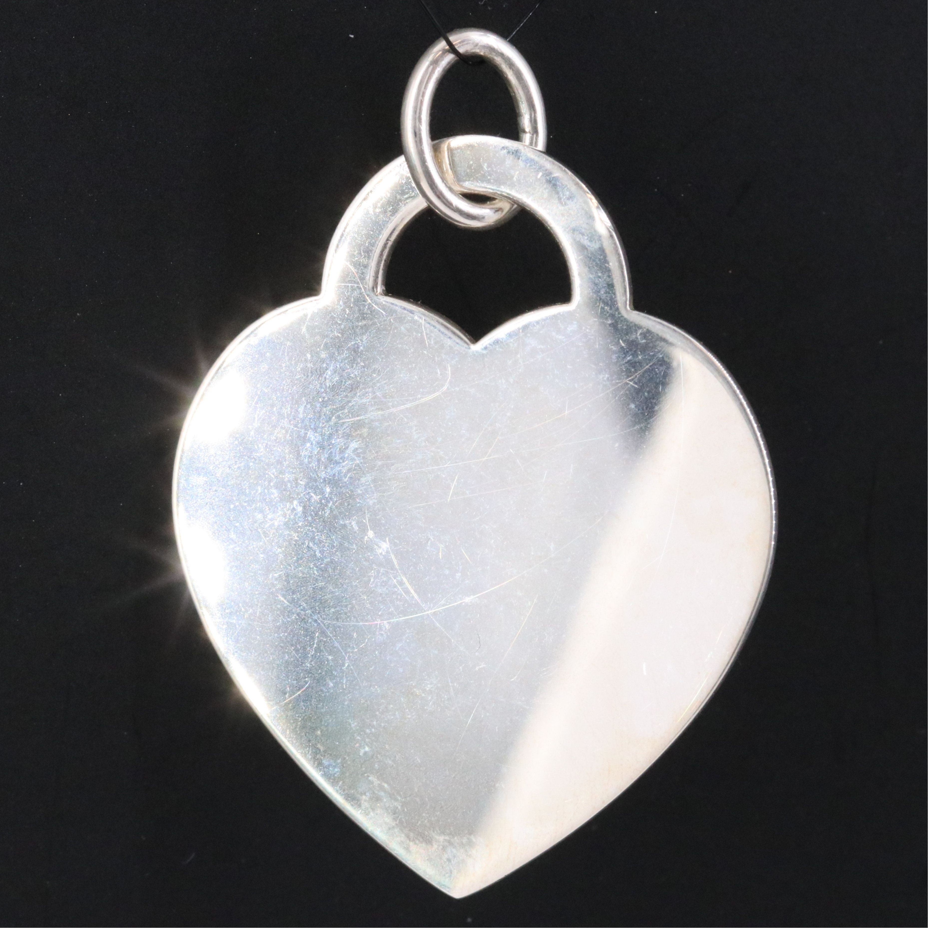 Tiffany & Co. Sterling Heart Tag Pendant