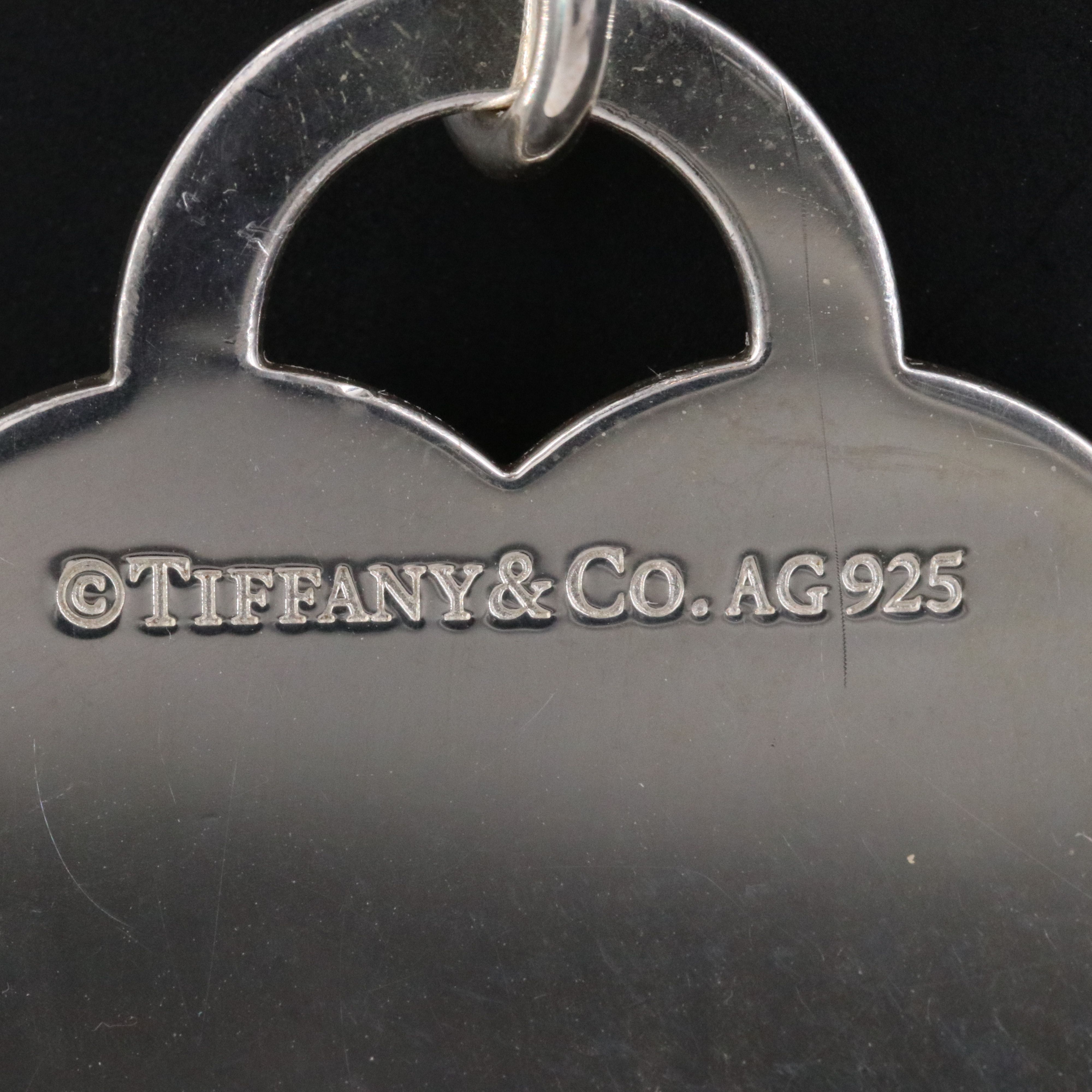 Tiffany & Co. Sterling Heart Tag Pendant